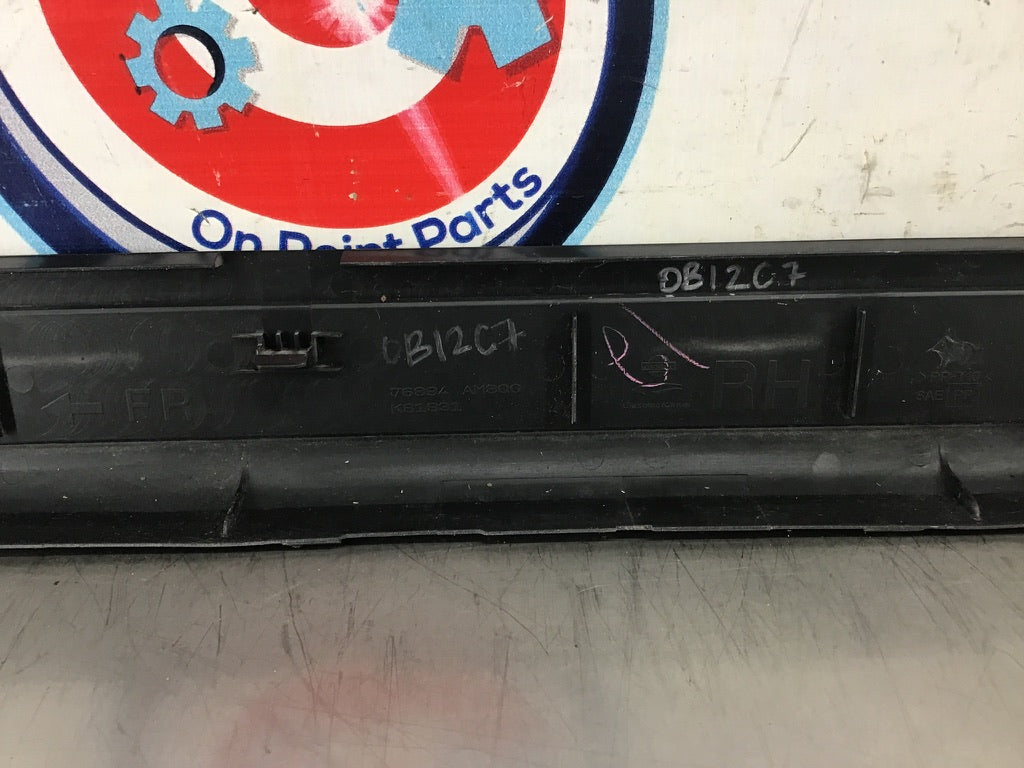 2007 Infiniti G35 Passenger Interior Door Threshold Kick Plate Trim 76894 1BI2C7 - On Point Parts Inc