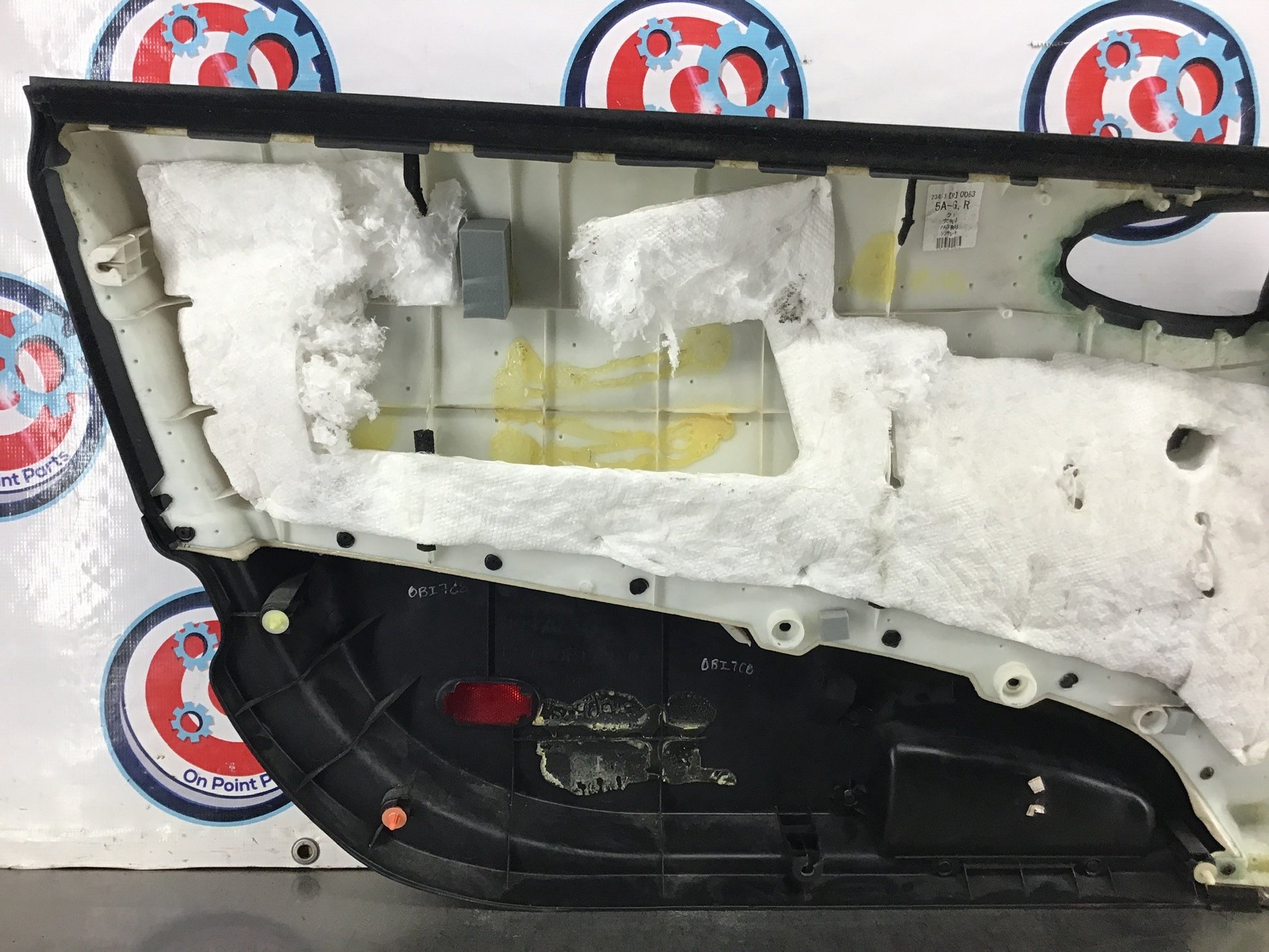 2005 Nissan 350Z Passenger Right Front Interior Door Panel OEM 12BI7C8 - On Point Parts Inc