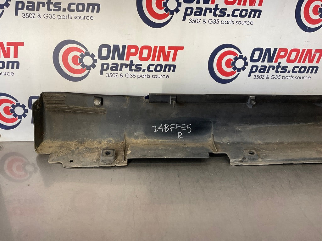 2005 Infiniti G35 Passenger Right Rocker Panel Side Skirt OEM 24BFFE5 - On Point Parts Inc