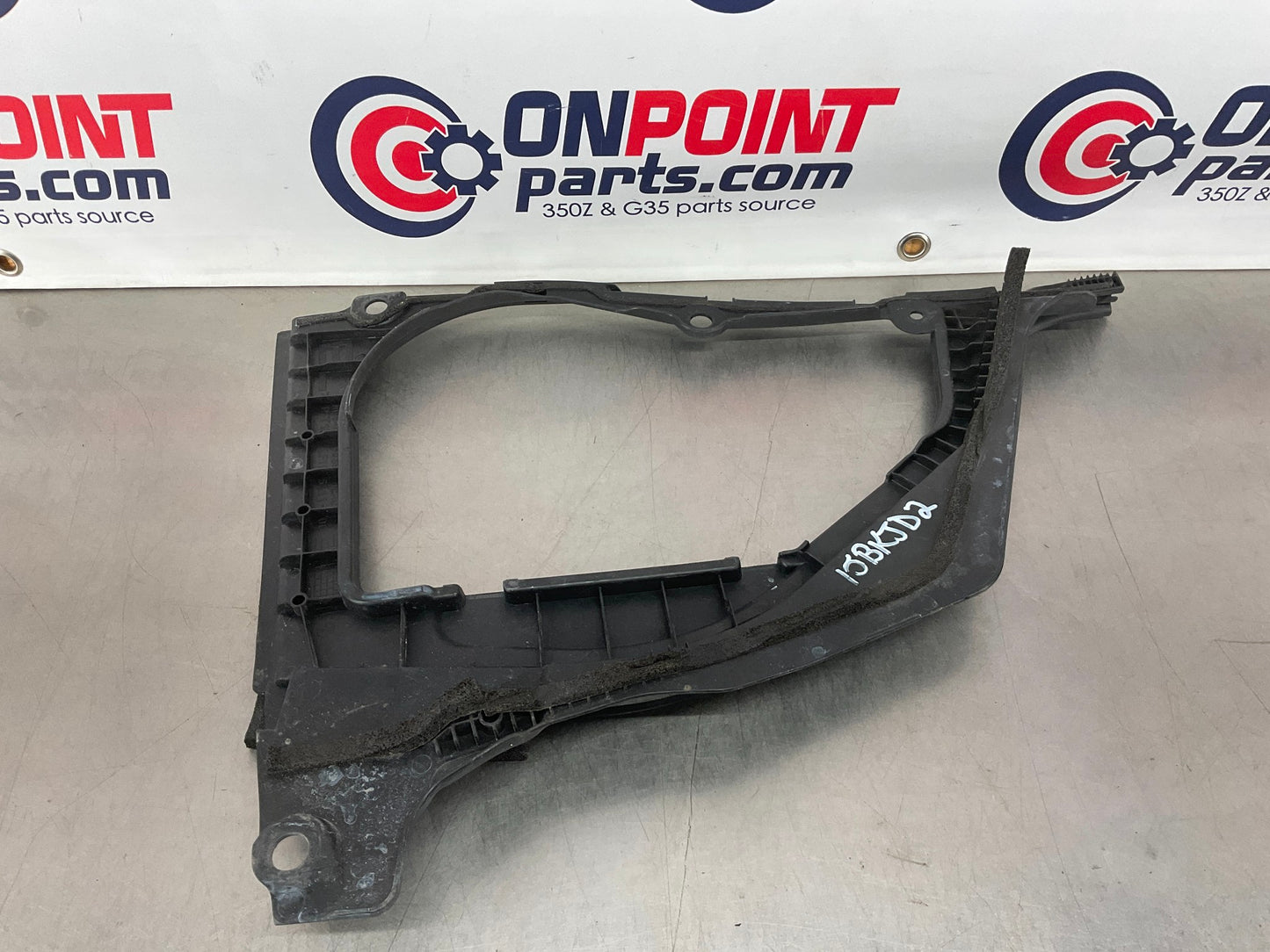 2009 Nissan 370Z Brake Fluid Cover Bezel Trim OEM 64895 65278 15BKJD2 - On Point Parts Inc