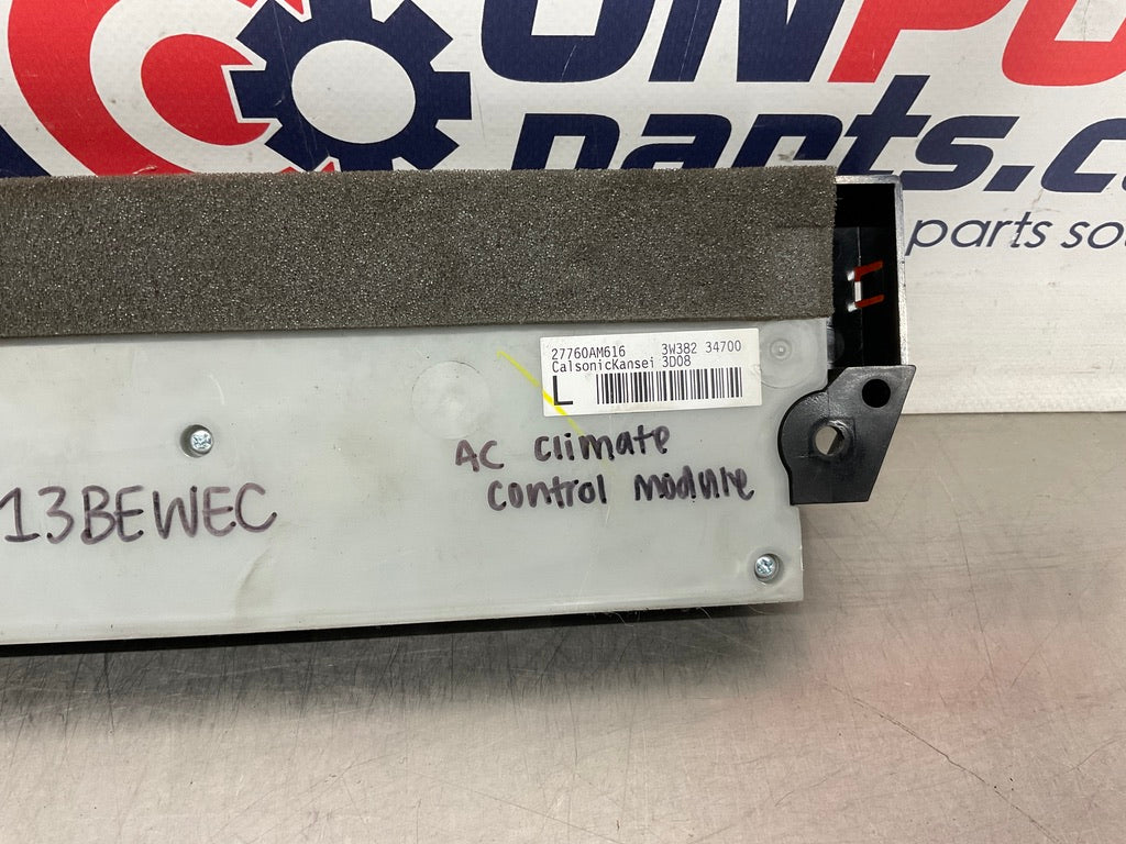 2003 Infiniti G35 AC Climate Control Module Display 27760 AM616 OEM 13BEWEC - On Point Parts Inc
