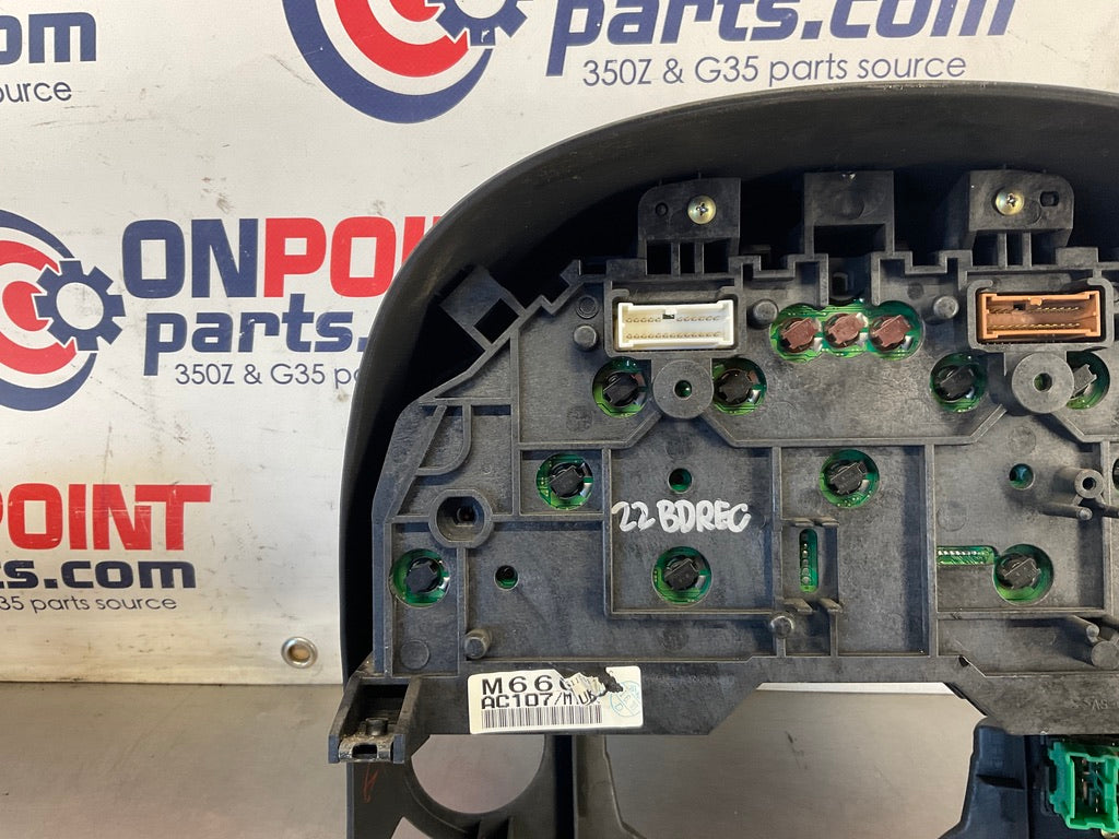 2003 Infiniti G35 Speedometer Instrument Gauge Cluster 229k Auto AT OEM 22BDREC - On Point Parts Inc
