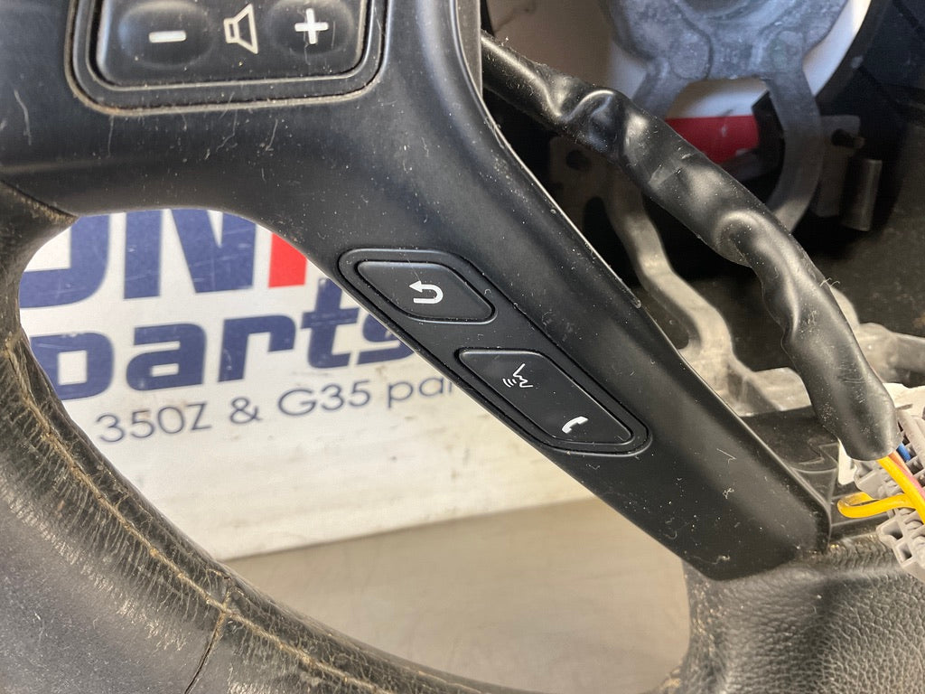 2008 Infiniti G35 Leather Steering Wheel with Switches OEM 13BC4EC - On Point Parts Inc