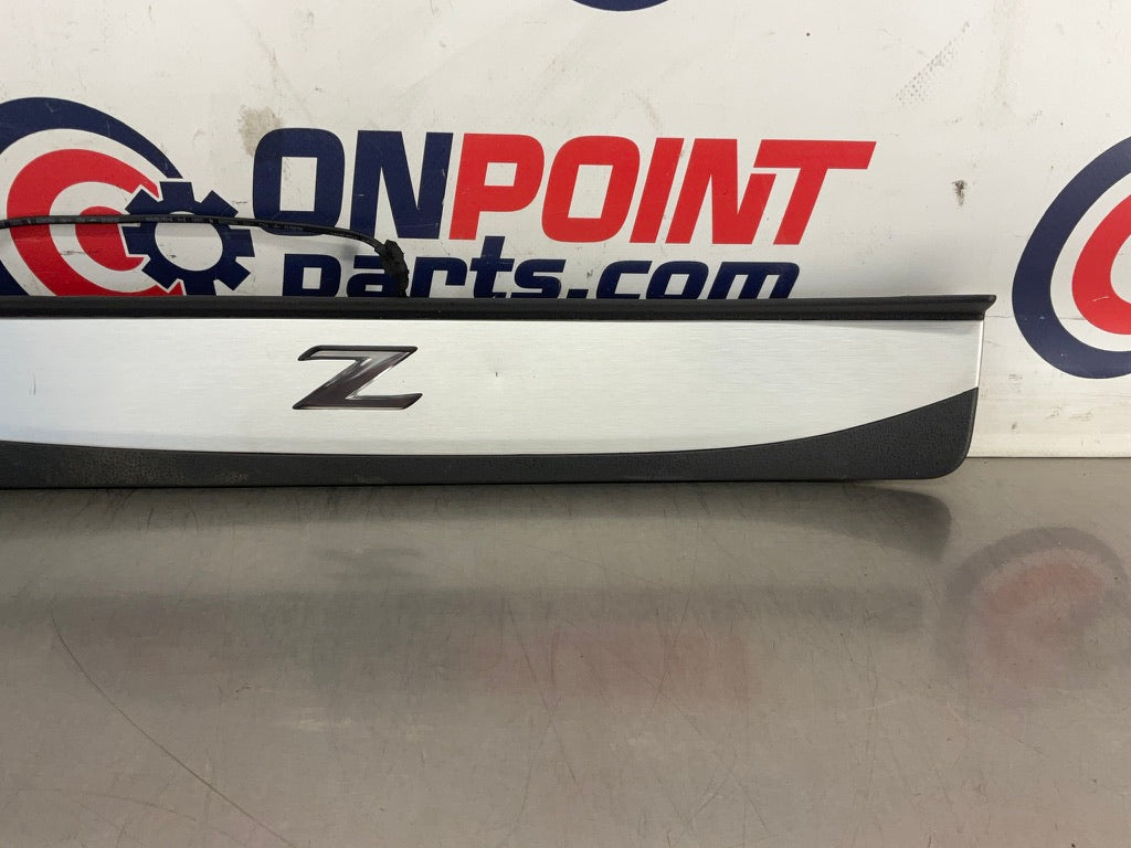 2016 Nissan 370Z Driver Left Illuminated Door Threshold Kick Plate OEM 11BB9D7 - On Point Parts Inc
