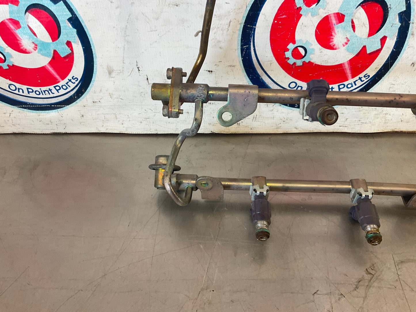 2012 Infiniti G37 VQ37VHR Engine Fuel Rail with Injectors OEM 23BCBD0 - On Point Parts Inc