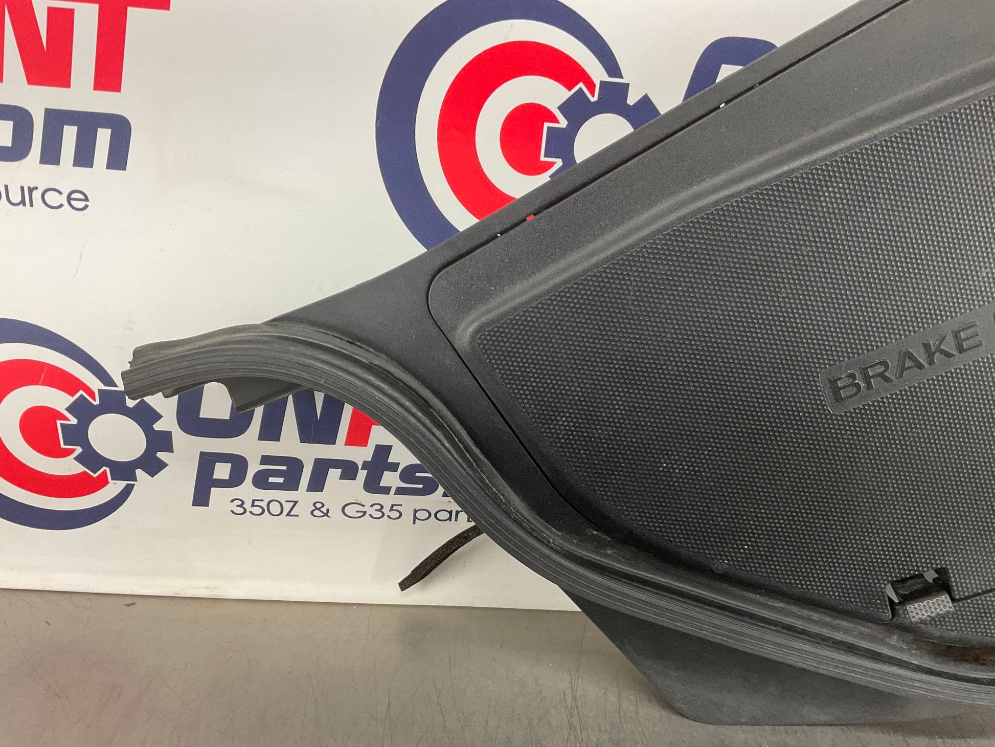 2009 Nissan 370Z Brake Fluid Cover Bezel Trim OEM 64895 65278 15BKJD2 - On Point Parts Inc