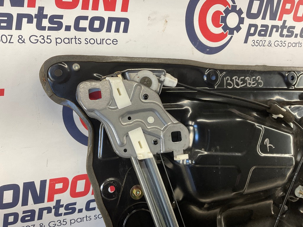2005 Nissan 350Z Passenger Right Window Regulator Motor Panel OEM 13BEBE3 - On Point Parts Inc