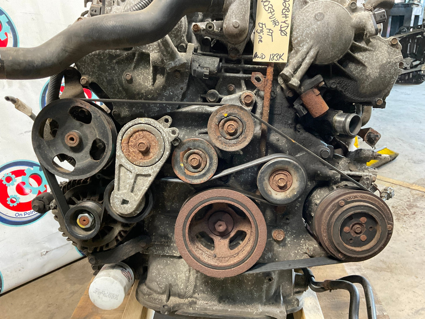 2010 Infiniti G37 AWD VQ37VHR Engine Automatic 183k OEM 22BHYD0 - On Point Parts Inc