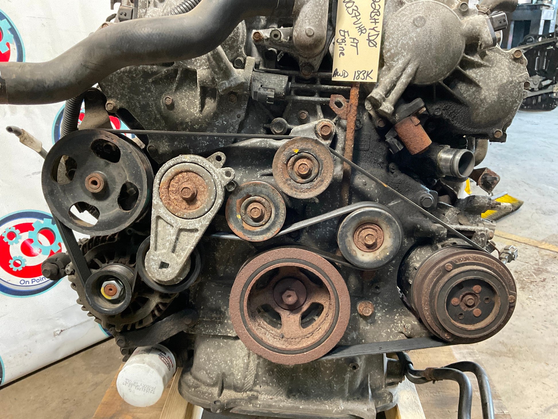 2010 Infiniti G37 AWD VQ37VHR Engine Automatic 183k OEM 22BHYD0 - On Point Parts Inc