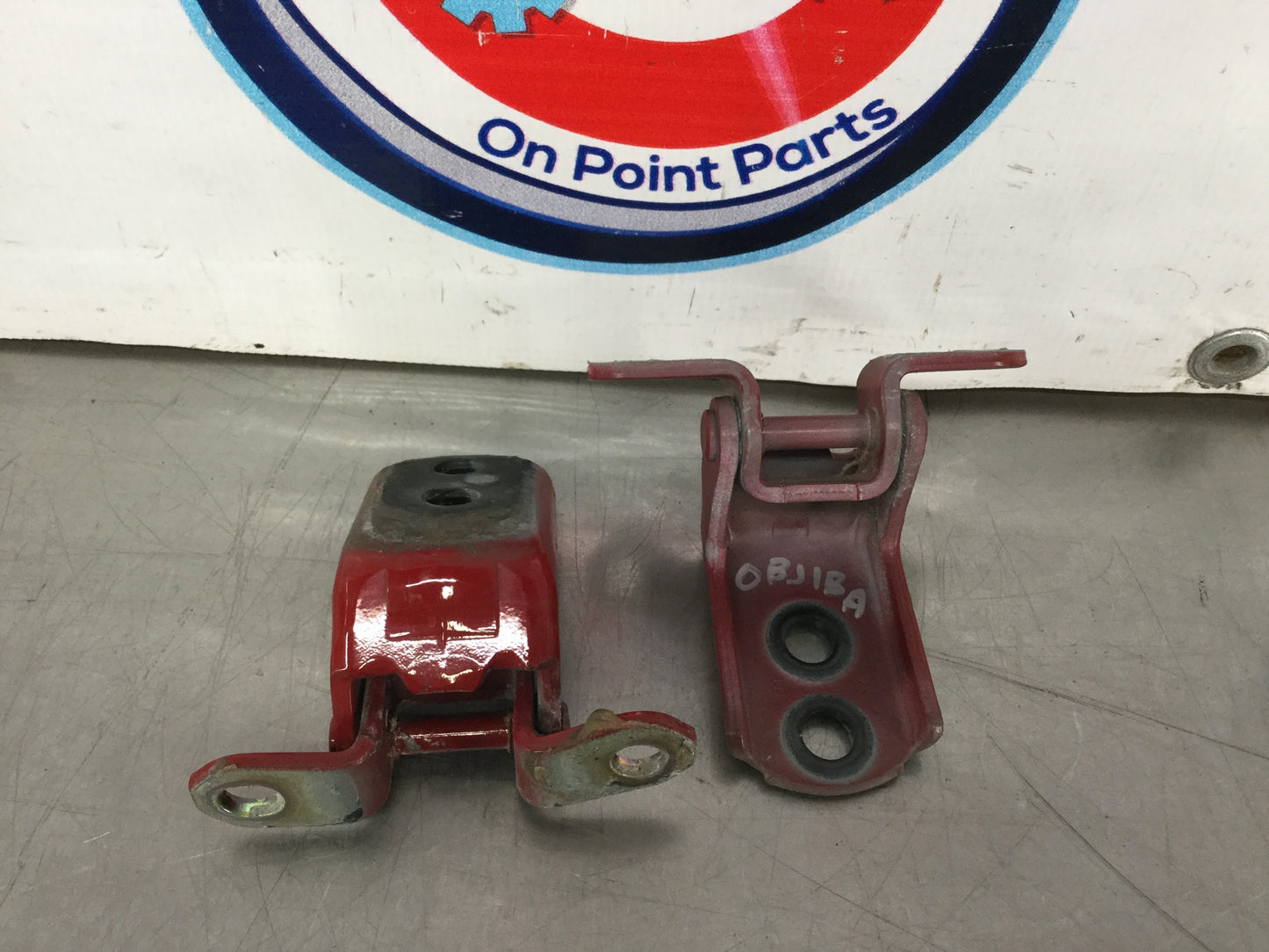 2003 Infiniti G35 Driver Left Door Hinges OEM 14BJ1BA - On Point Parts Inc