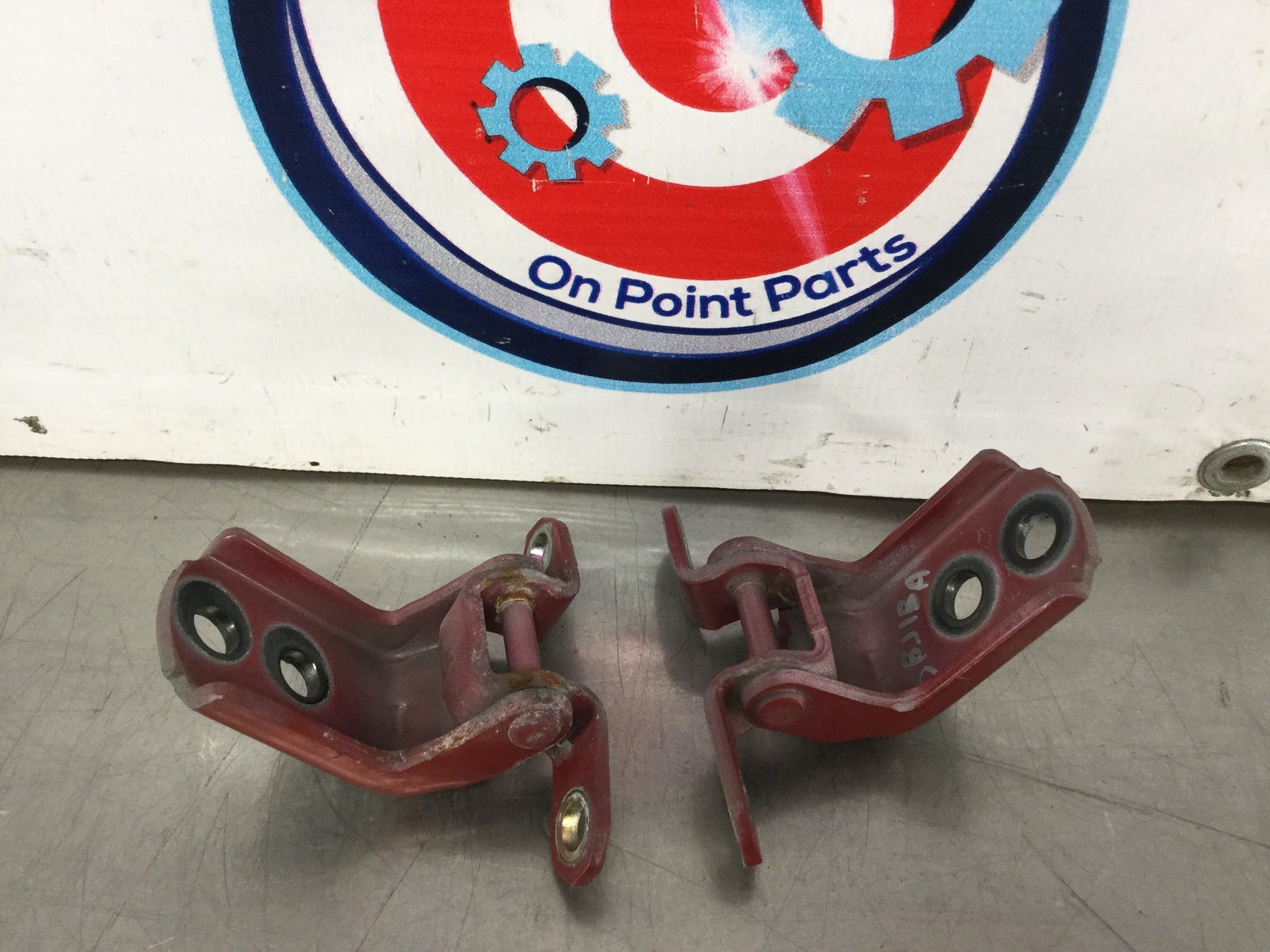 2003 Infiniti G35 Driver Left Door Hinges OEM 14BJ1BA - On Point Parts Inc
