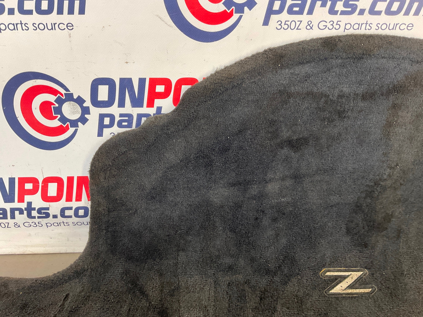 2006 Nissan 350Z Convertible Trunk Floor Mat Carpet 999E3 OEM 23BC9E9 - On Point Parts Inc