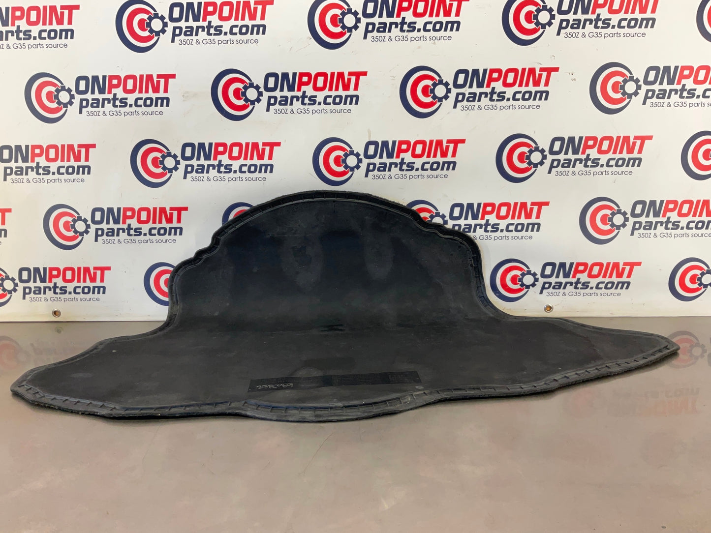 2006 Nissan 350Z Convertible Trunk Floor Mat Carpet 999E3 OEM 23BC9E9 - On Point Parts Inc