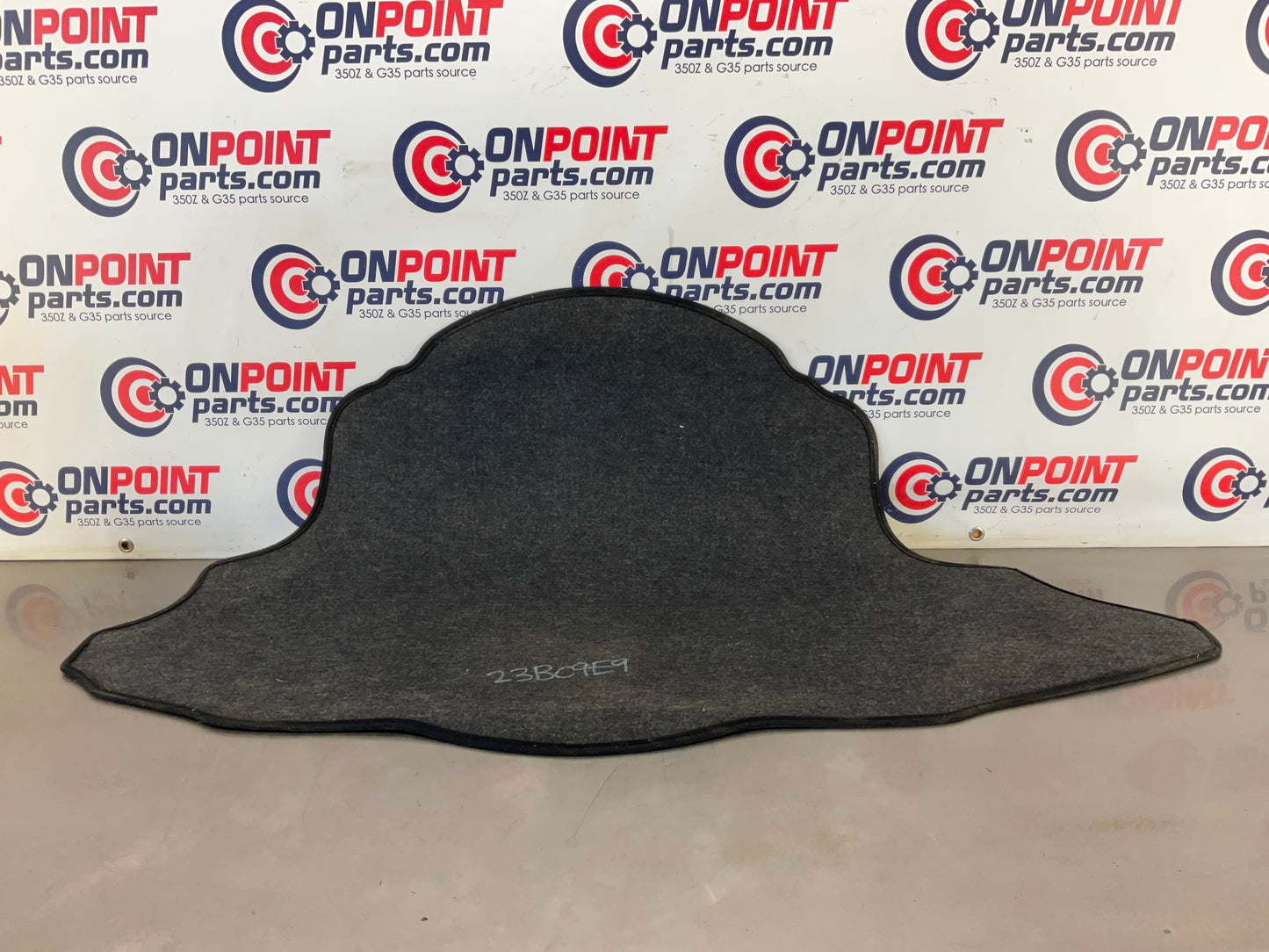 2006 Nissan 350Z Convertible Trunk Floor Carpet Liner 84902 OEM 23BC9E9 - On Point Parts Inc