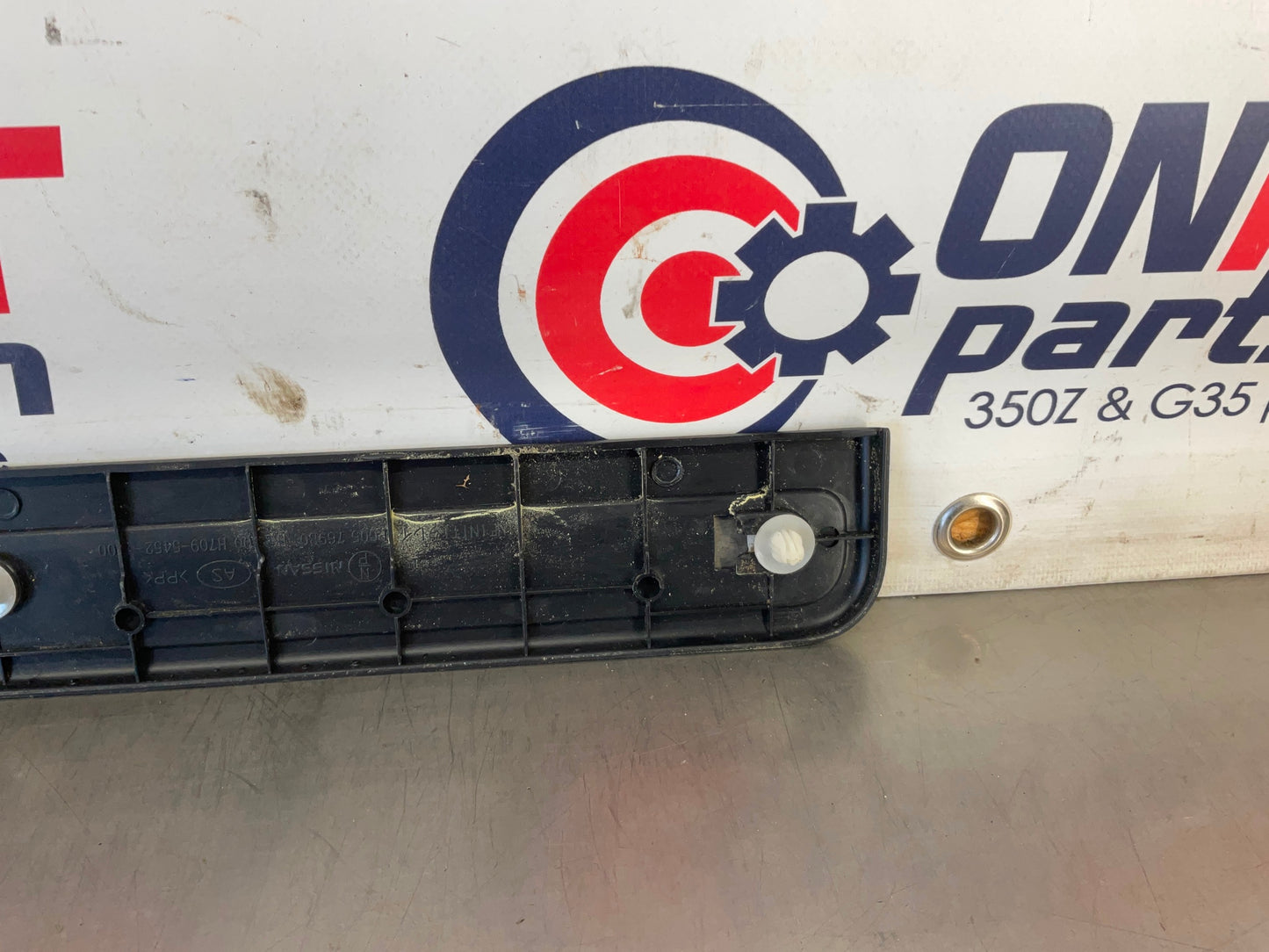 2008 Infiniti G35 Driver Left Front Door Threshold Kick Plate 769B0 OEM 13BC4E7 - On Point Parts Inc