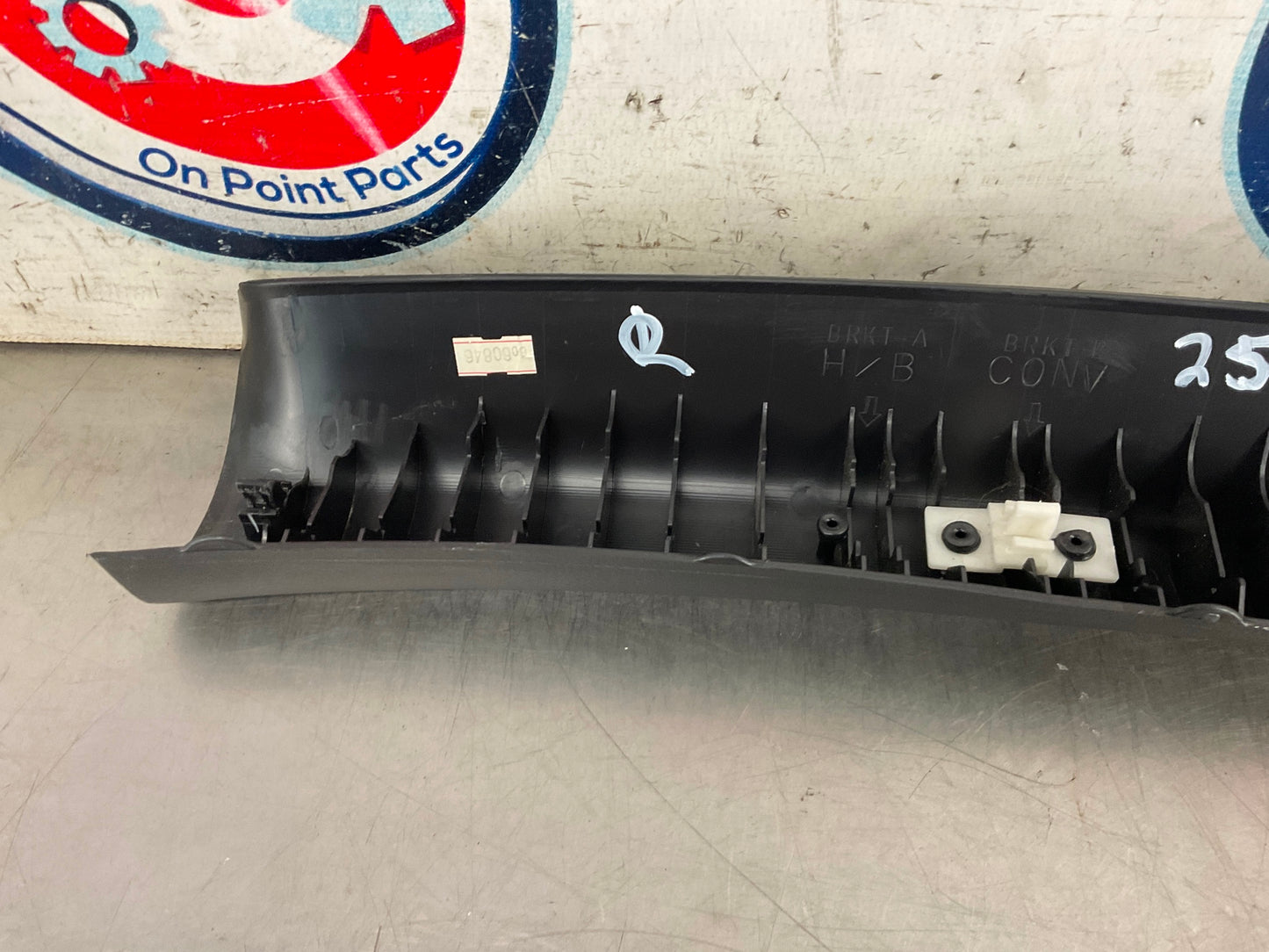 2006 Nissan 350Z Passenger Right Interior A Pilliar Trim OEM 25BGGD7 - On Point Parts Inc