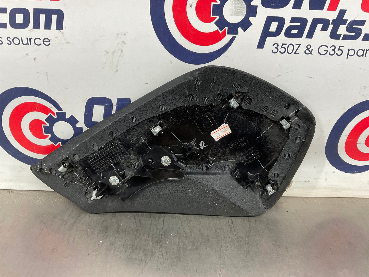 2010 Nissan 370Z Passenger Right Center Console Knee Kick Trim OEM 24BBBDE - On Point Parts Inc