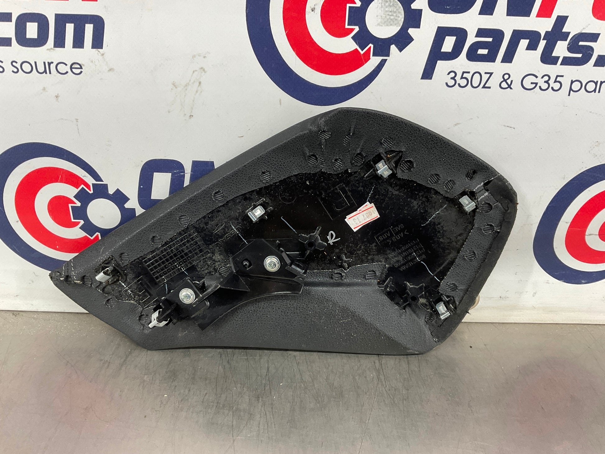 2010 Nissan 370Z Passenger Right Center Console Knee Kick Trim OEM 24BBBDE - On Point Parts Inc