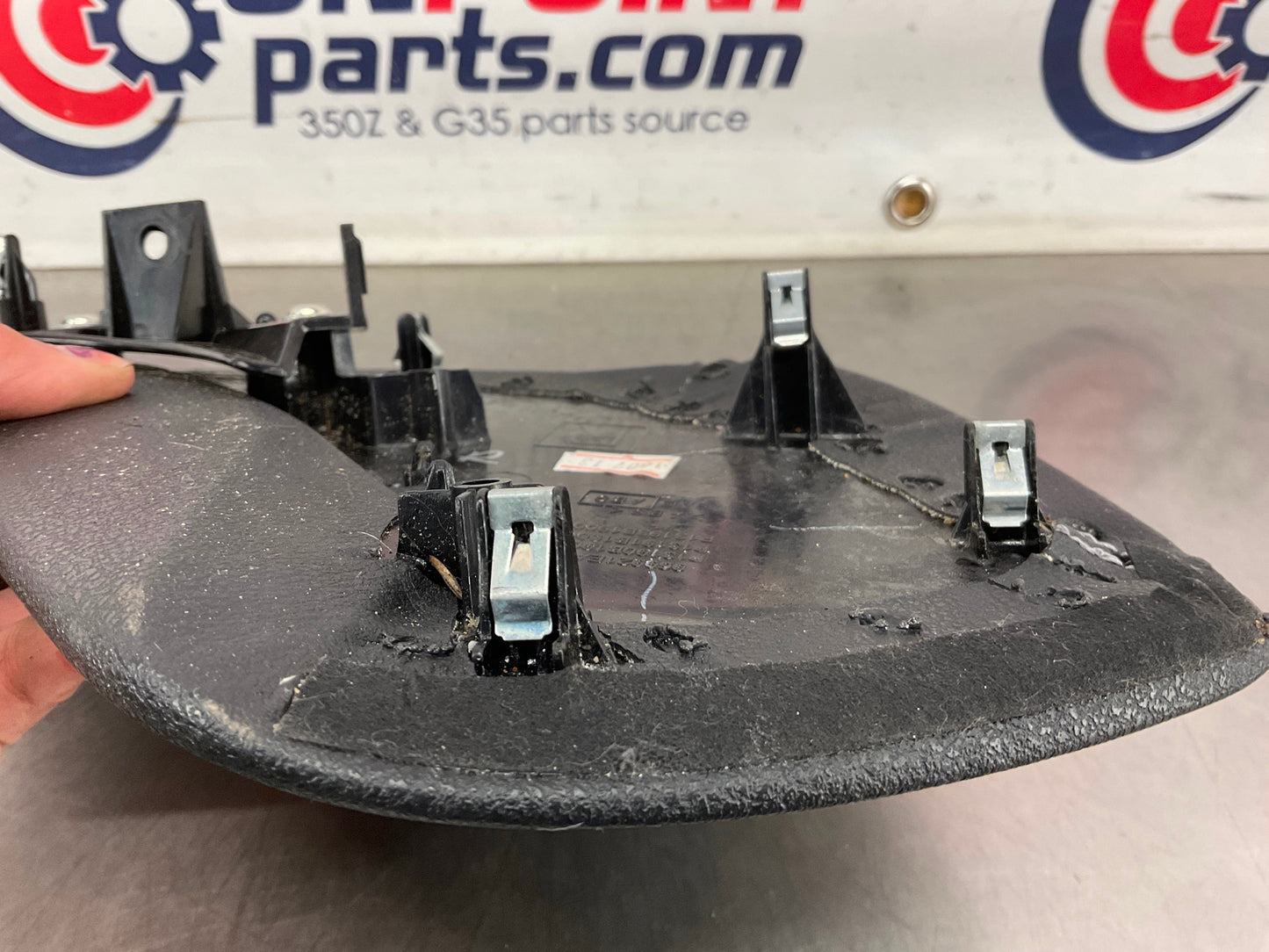 2010 Nissan 370Z Passenger Right Center Console Knee Kick Trim OEM 24BBBDE - On Point Parts Inc