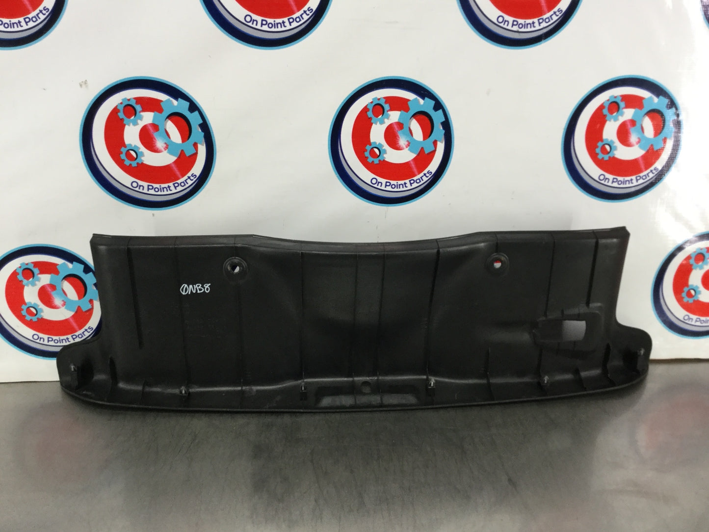 2004 Nissan 350Z Convertible Rear Trunk Latch Cover Trim 84992 OEM 5NB8 - On Point Parts Inc