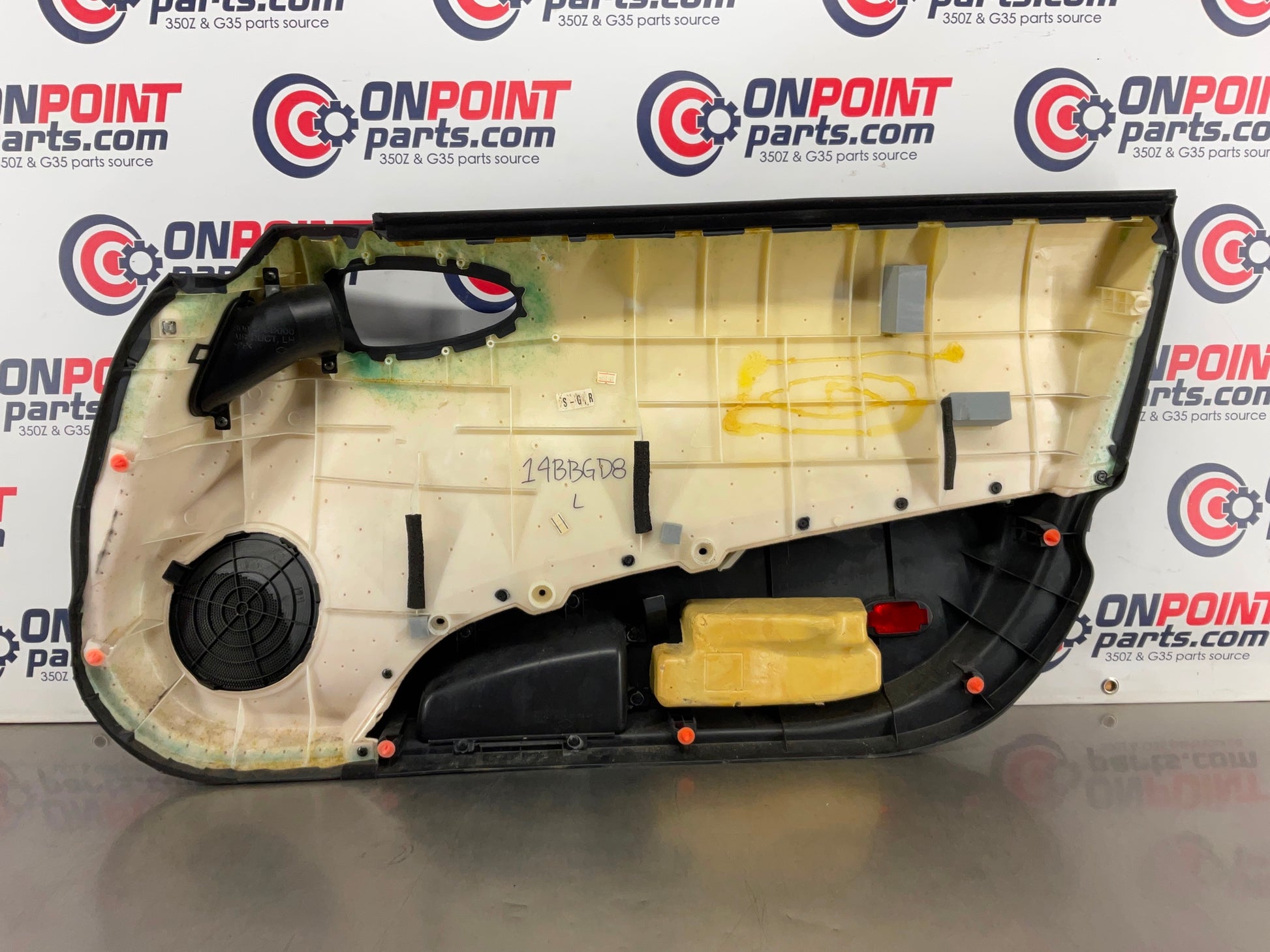 2003 Nissan 350Z Driver Left Interior Door Panel 80901 OEM 14BBGD8 - On Point Parts Inc