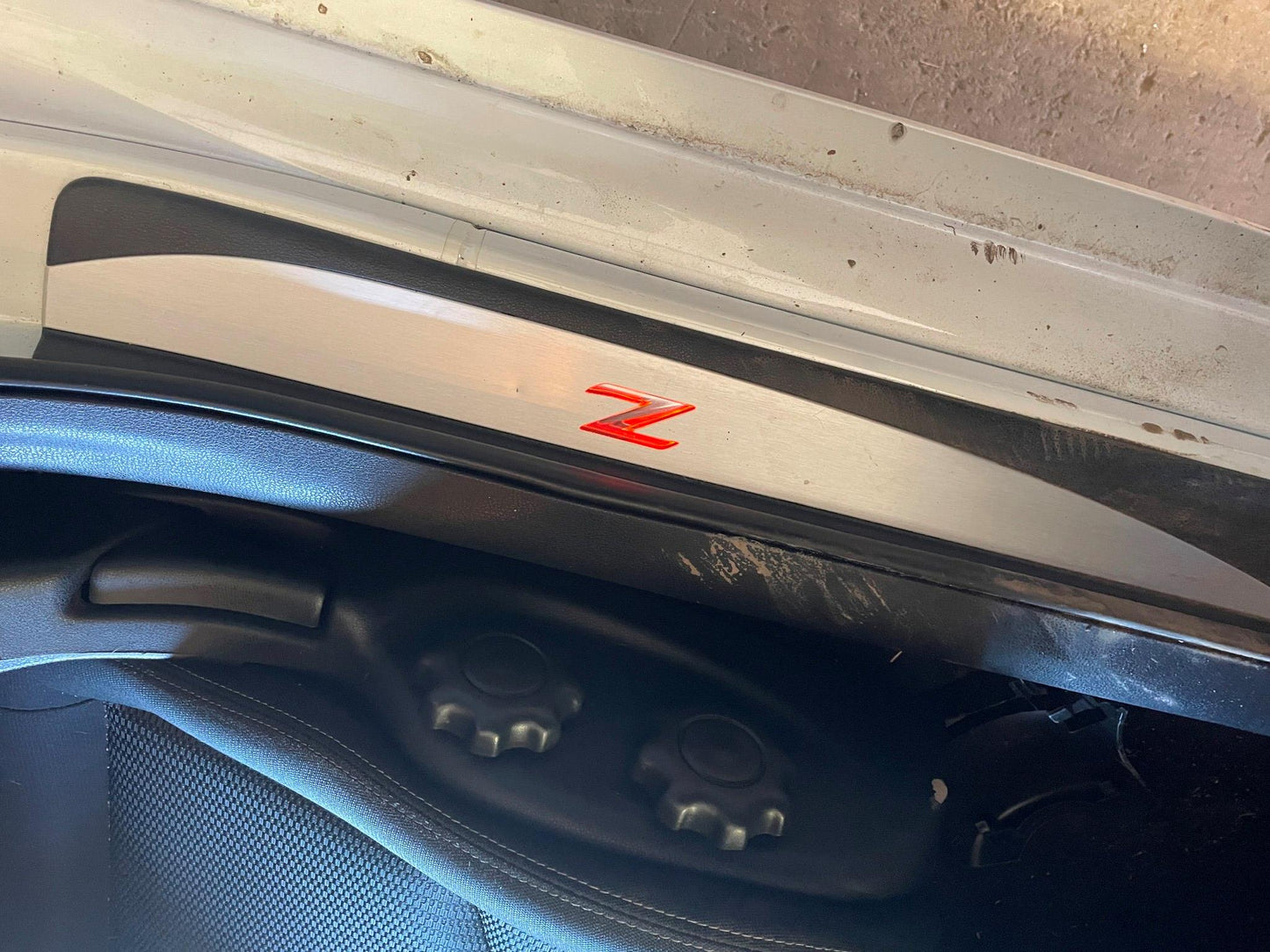 2016 Nissan 370Z Driver Left Illuminated Door Threshold Kick Plate OEM 11BB9D7 - On Point Parts Inc