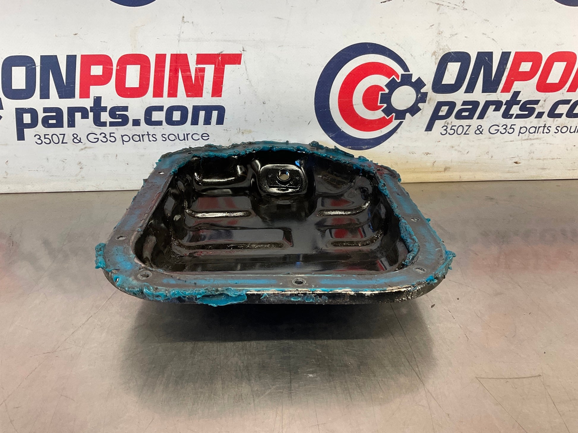 2003 Infiniti G35 VQ35DE Lower Oil Pan OEM 11BJRD0 - On Point Parts Inc