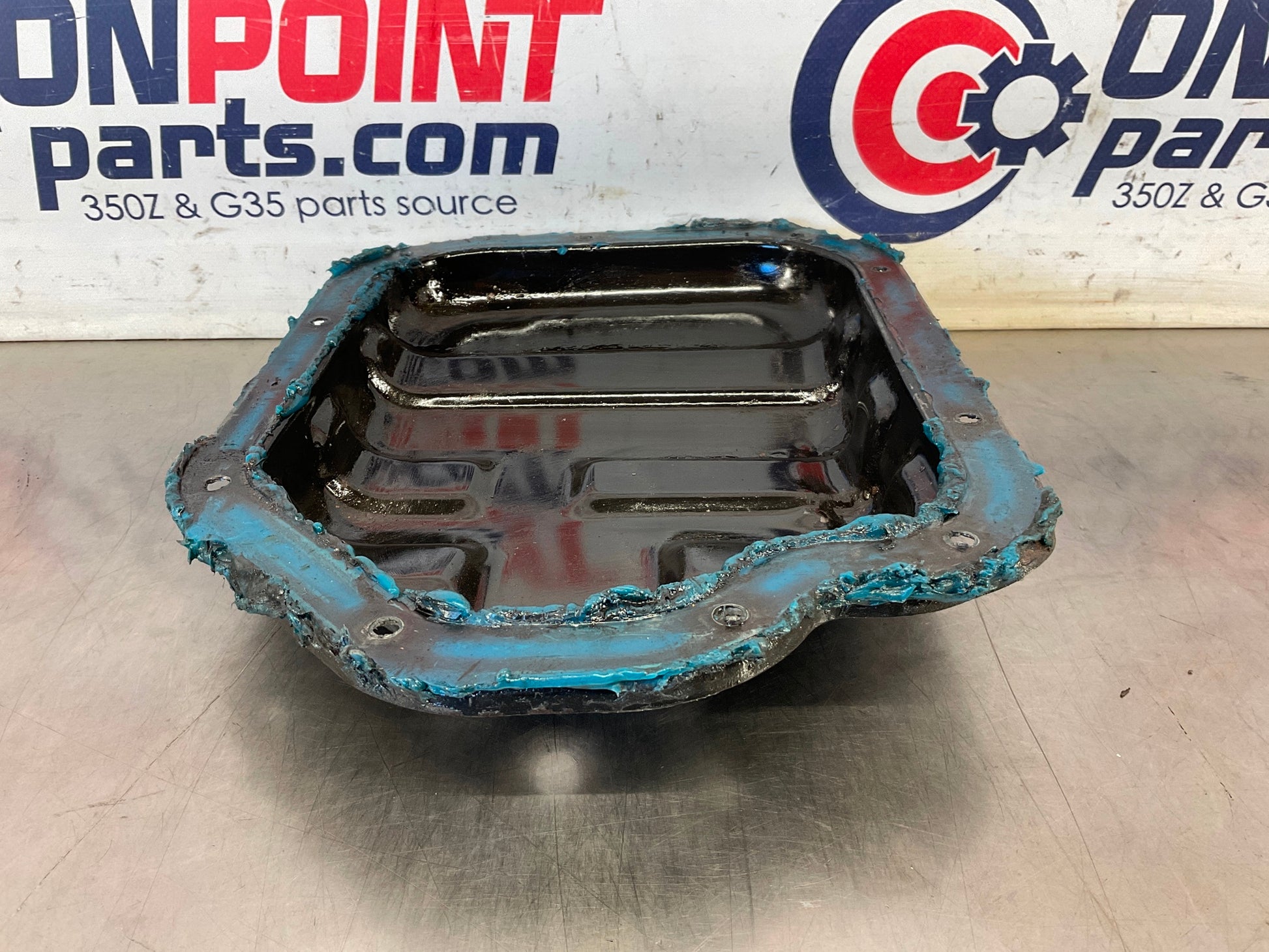 2003 Infiniti G35 VQ35DE Lower Oil Pan OEM 11BJRD0 - On Point Parts Inc
