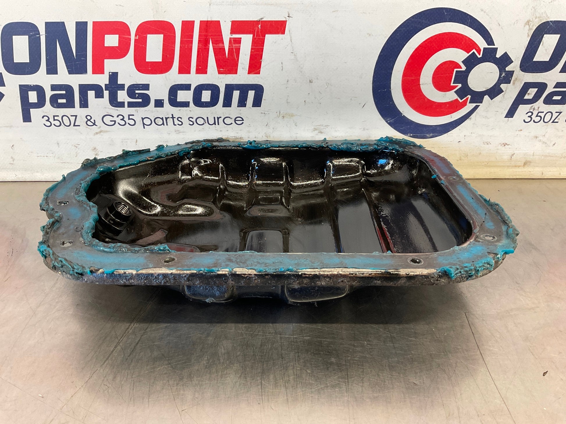 2003 Infiniti G35 VQ35DE Lower Oil Pan OEM 11BJRD0 - On Point Parts Inc