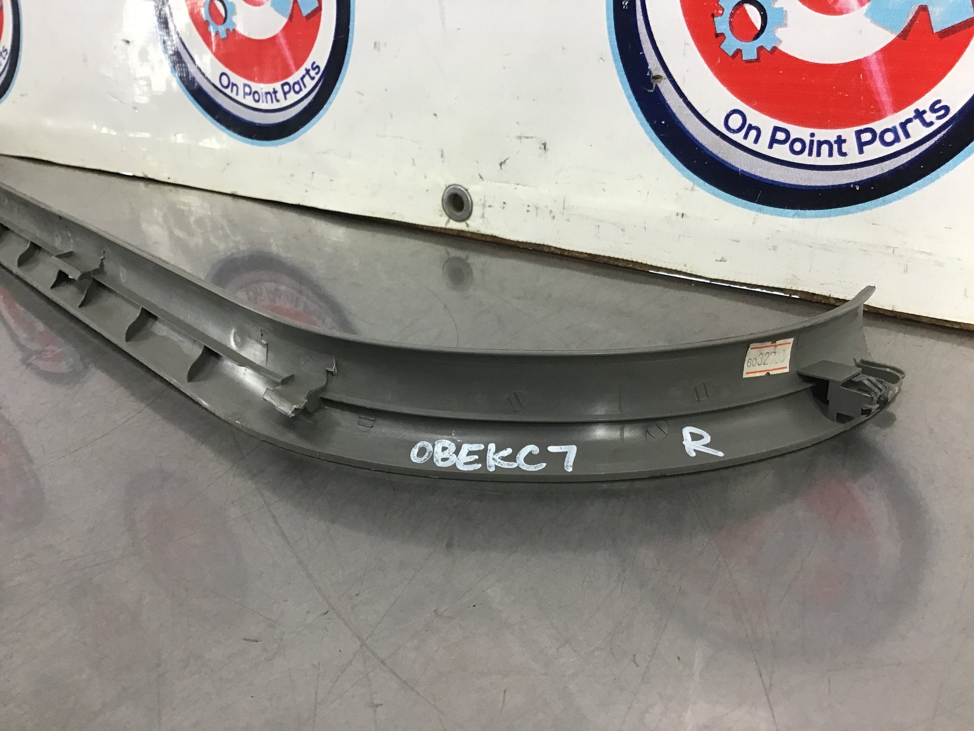 2006 Nissan 350Z Passenger Right Interior Door Threshold Sill Trim OEM 12BEKC7 - On Point Parts Inc