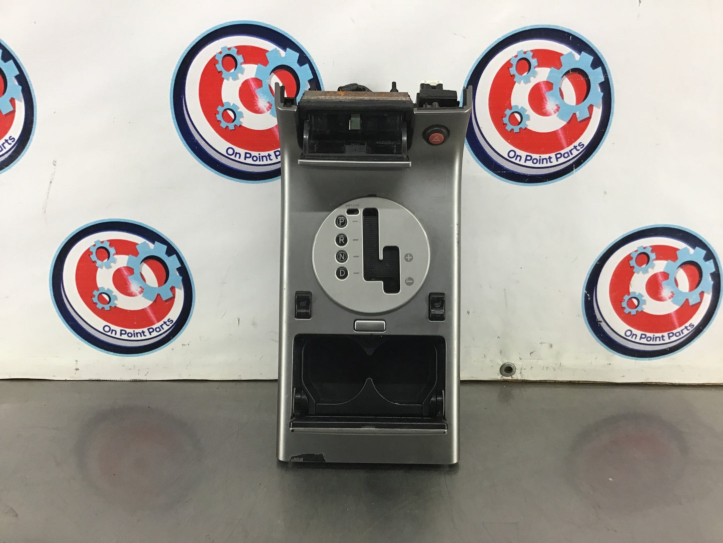2004 Infiniti G35 Automatic Shifter Bezel with Seat Switches OEM 14BERCC - On Point Parts Inc