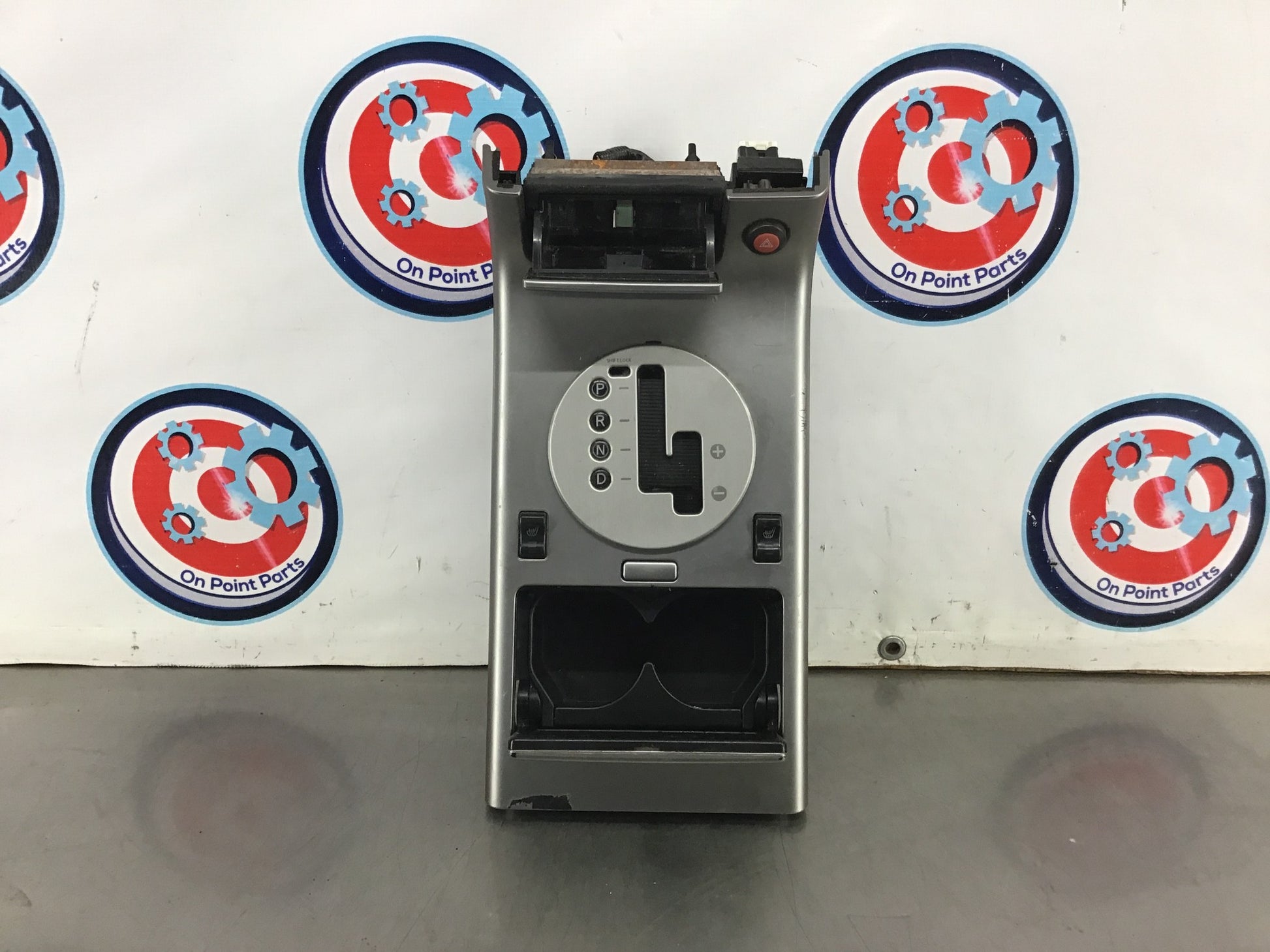 2004 Infiniti G35 Automatic Shifter Bezel with Seat Switches OEM 14BERCC - On Point Parts Inc