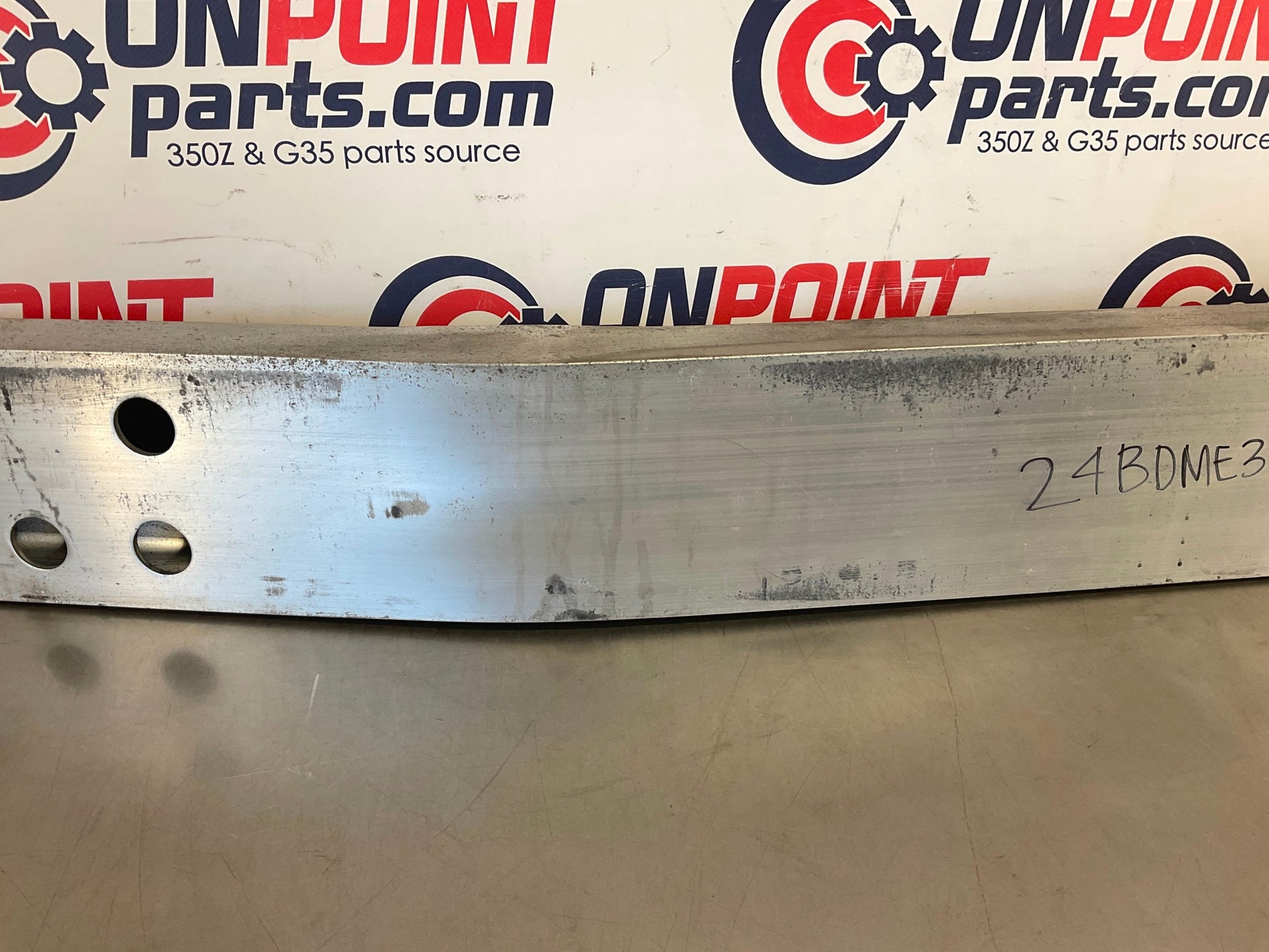 2012 Nissan 370Z Rear Bumper Impact Crash Bar Reinforcement Beam OEM 24BDME3 - On Point Parts Inc