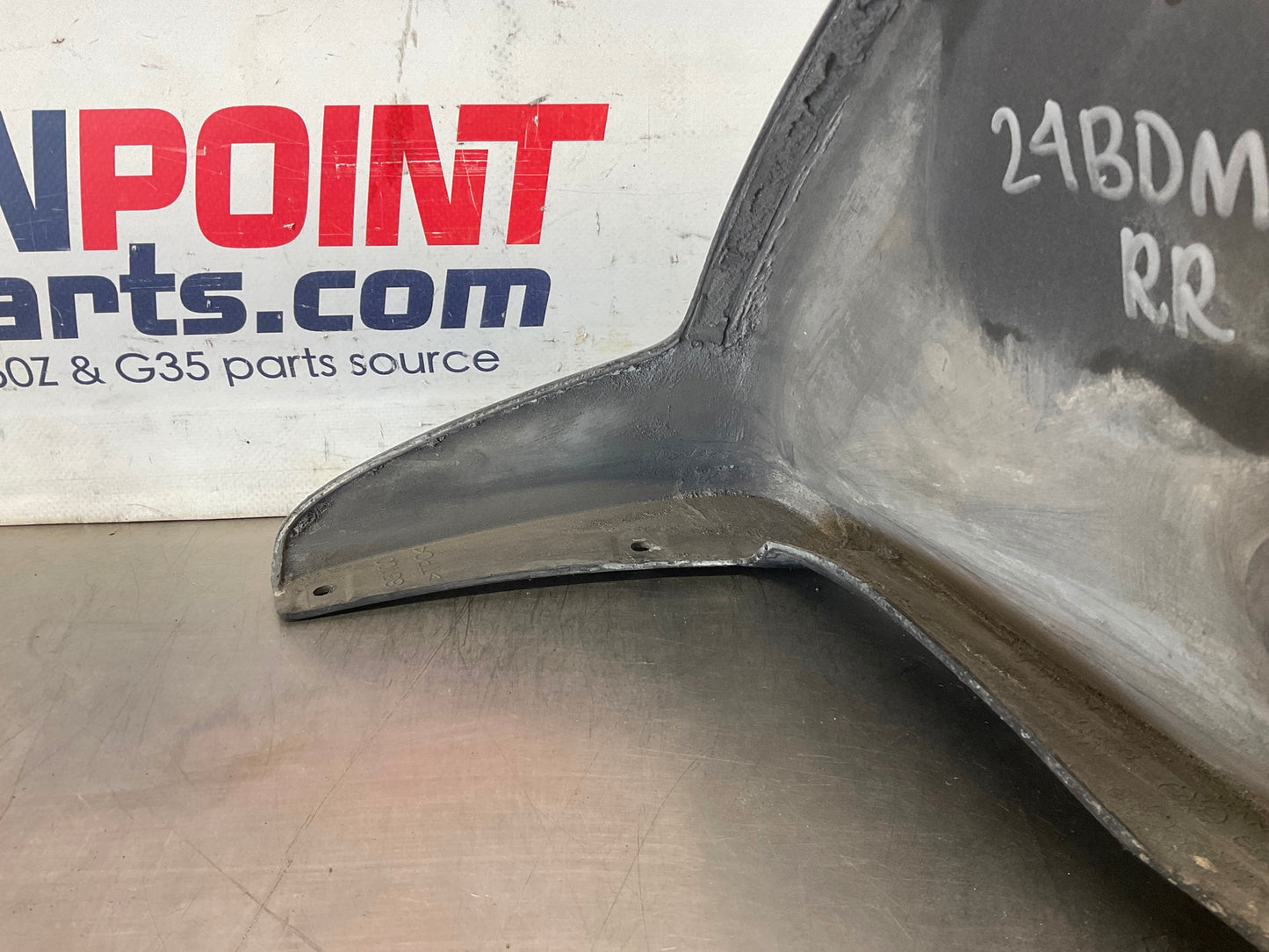 2012 Nissan 370Z Passenger Right Rear Mud Flap Splash Guard OEM 24BDMEK - On Point Parts Inc