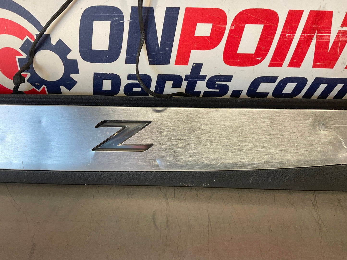 2012 Nissan 370Z Passenger Illuminated Door Threshold Kick Plate OEM 24BDME7 - On Point Parts Inc