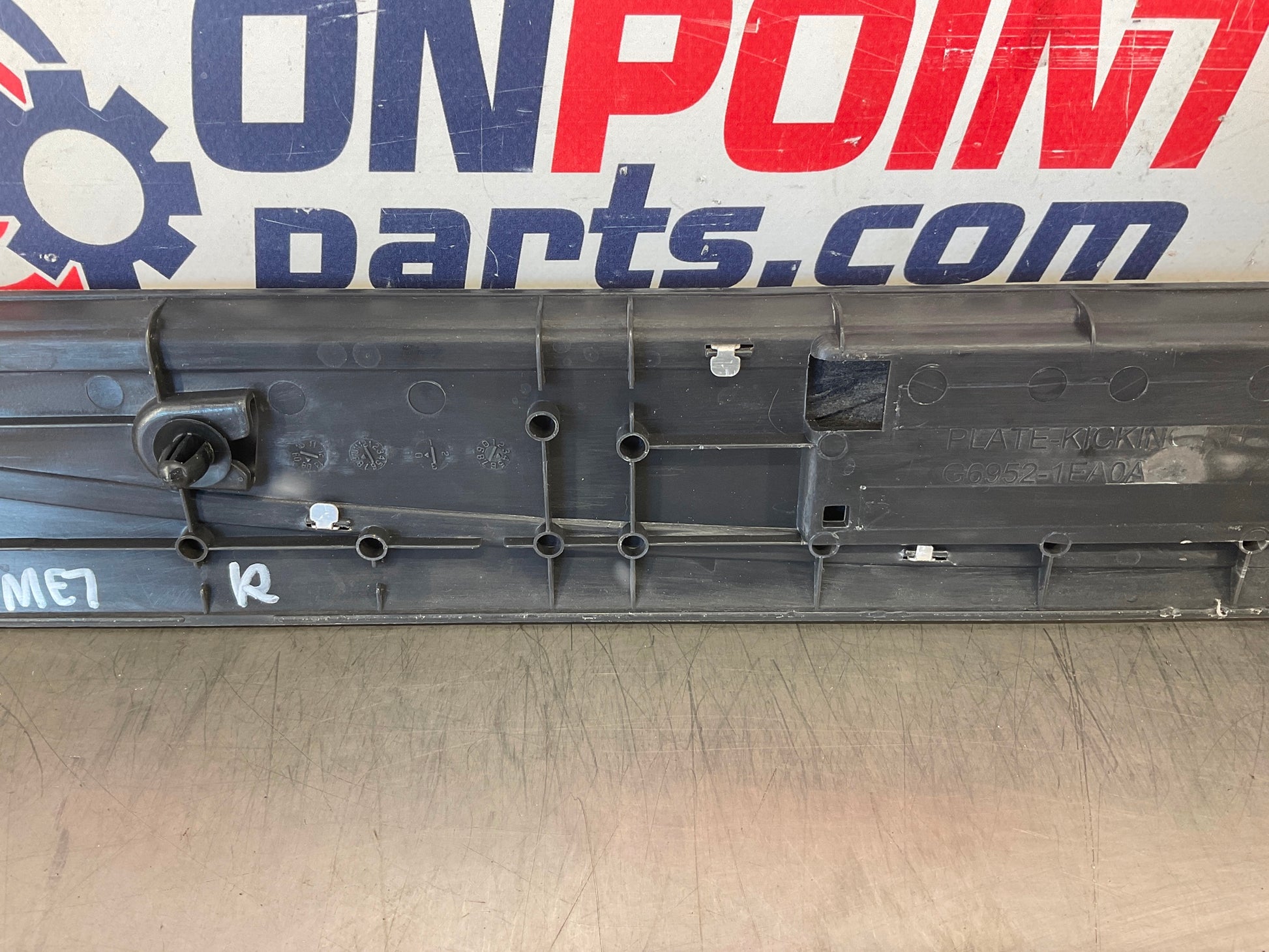 2012 Nissan 370Z Passenger Illuminated Door Threshold Kick Plate OEM 24BDME7 - On Point Parts Inc