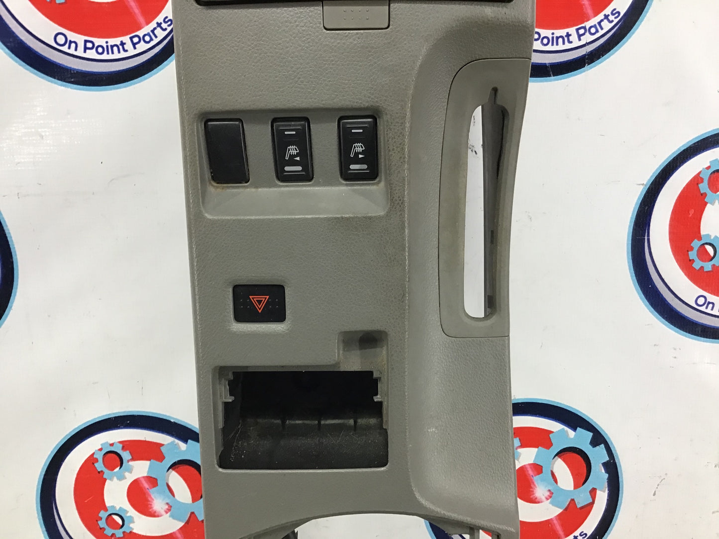 2005 Nissan 350Z Center Console with Heated Seat Controls OEM 14BCBC7 - On Point Parts Inc