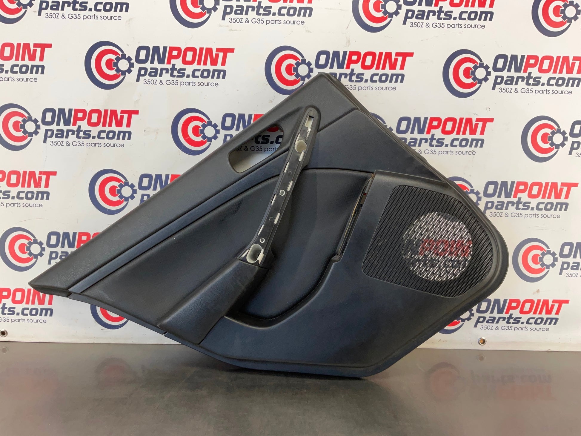 2004 Infiniti G35 Sedan Passenger Right Rear Interior Door Panel OEM 15BE4E8 - On Point Parts Inc