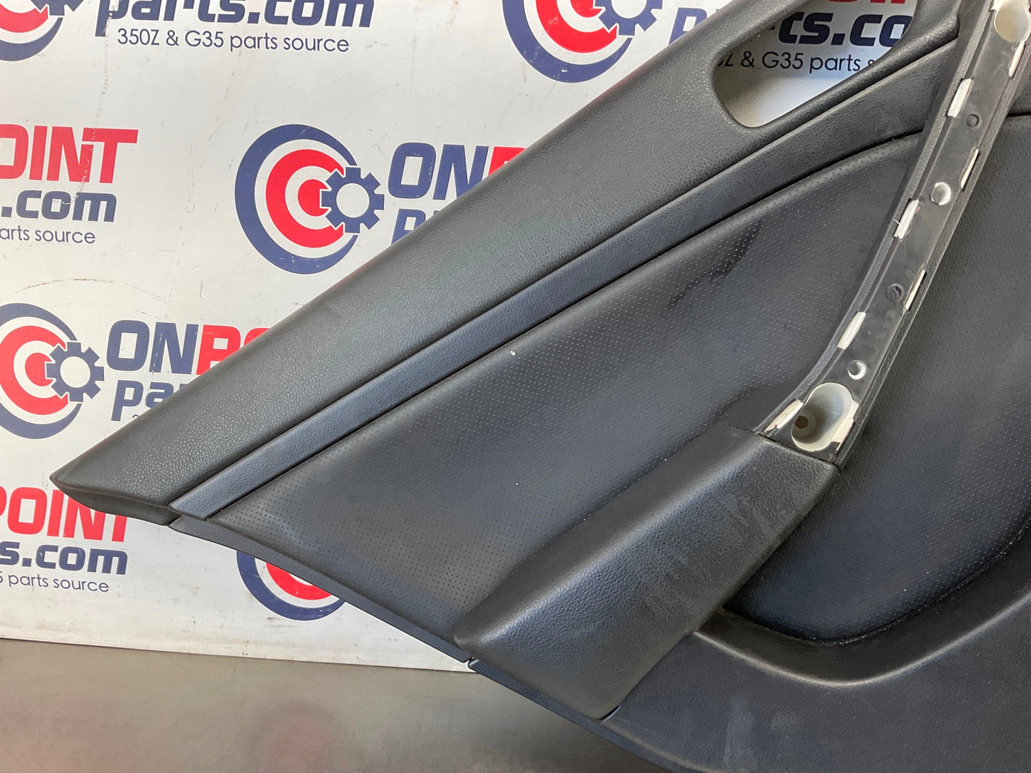 2004 Infiniti G35 Sedan Passenger Right Rear Interior Door Panel OEM 15BE4E8 - On Point Parts Inc
