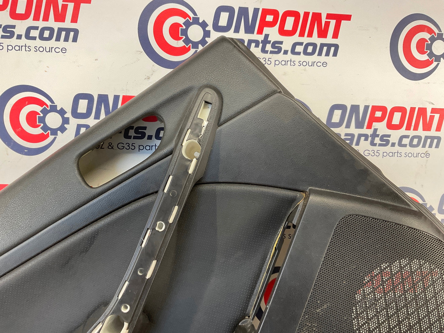 2004 Infiniti G35 Sedan Passenger Right Rear Interior Door Panel OEM 15BE4E8 - On Point Parts Inc