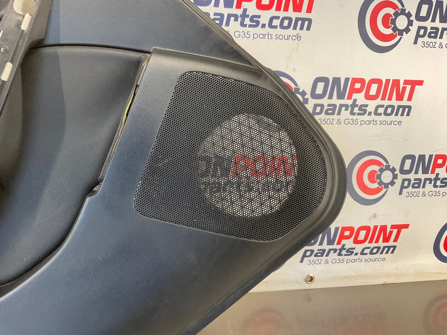 2004 Infiniti G35 Sedan Passenger Right Rear Interior Door Panel OEM 15BE4E8 - On Point Parts Inc