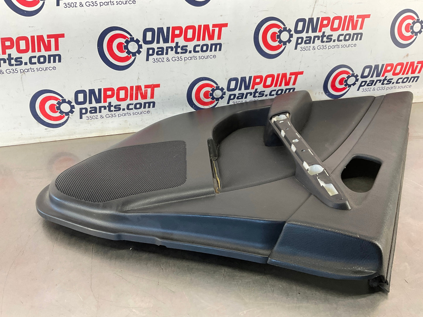 2004 Infiniti G35 Sedan Passenger Right Rear Interior Door Panel OEM 15BE4E8 - On Point Parts Inc