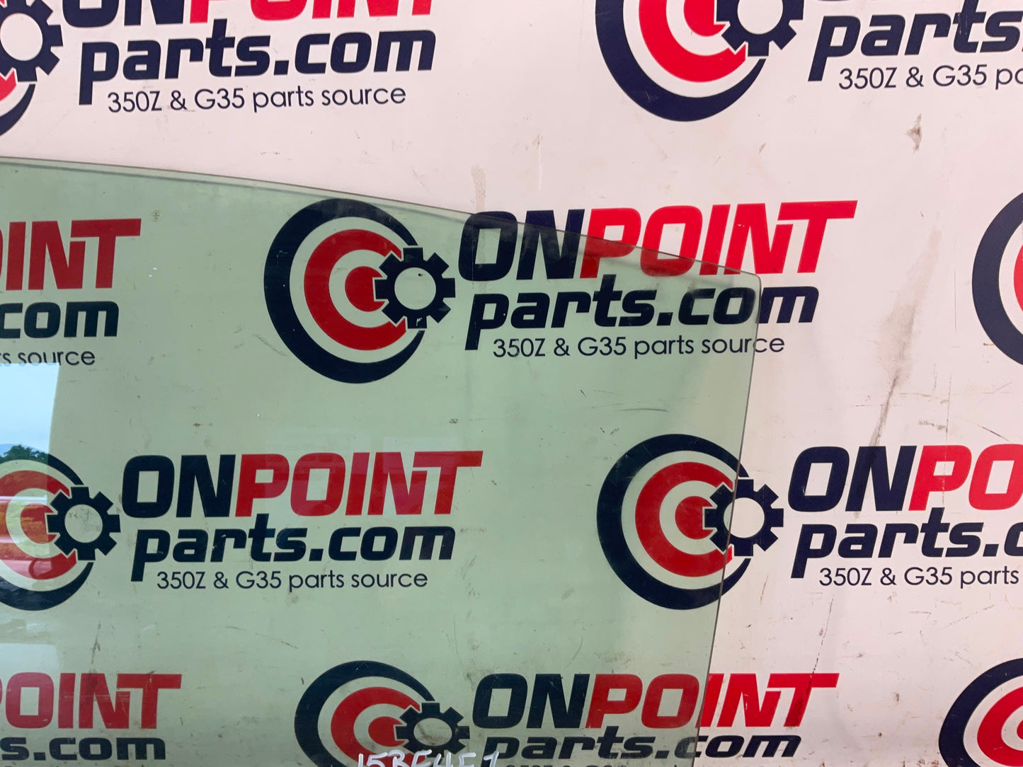 2004 Infiniti G35 Sedan Driver Left Rear Door Window Glass OEM 15BE4E1 - On Point Parts Inc
