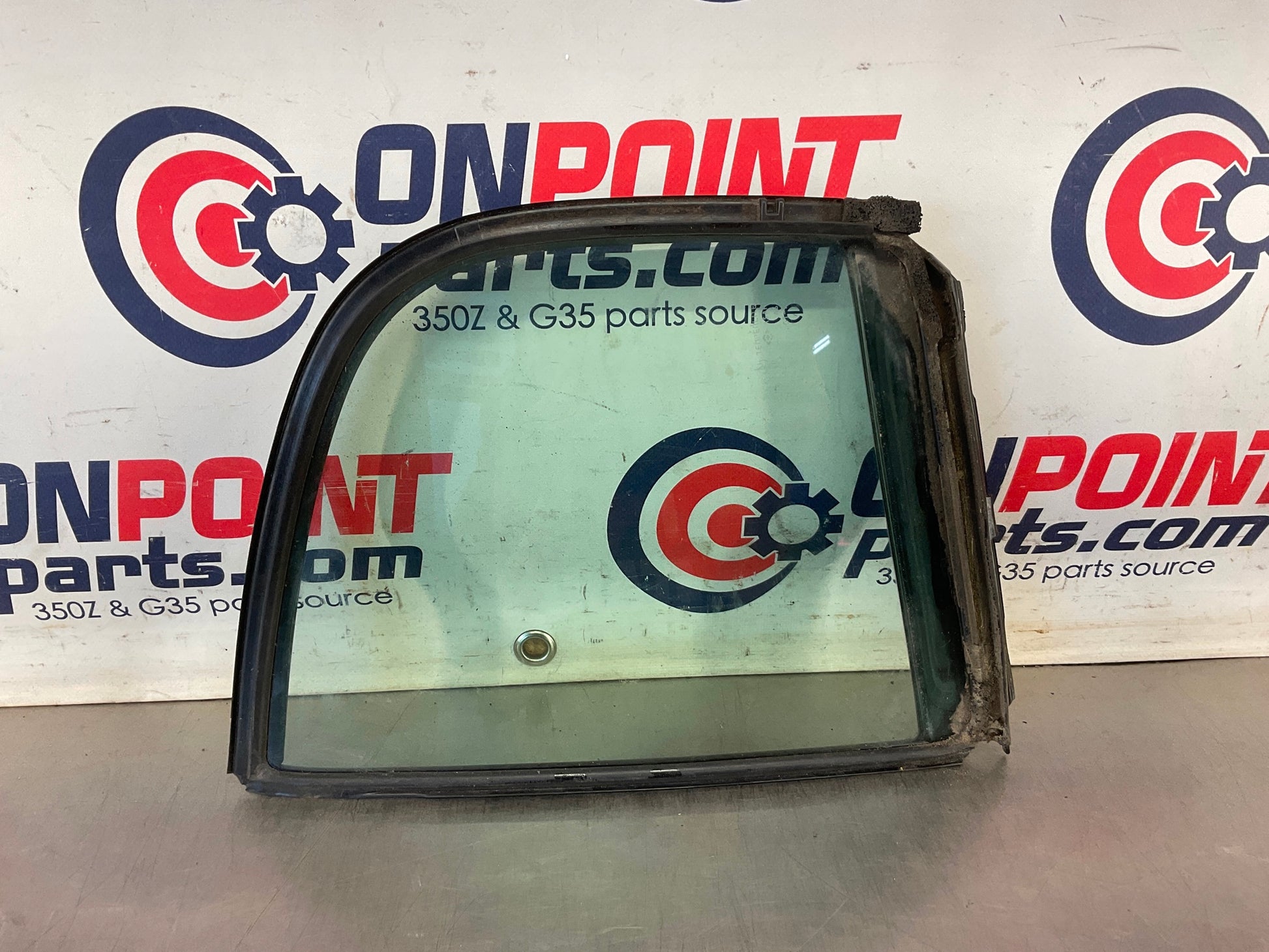 2004 Infiniti G35 Sedan Driver Left Rear Quarter Window Glass OEM 15BE4E1 - On Point Parts Inc