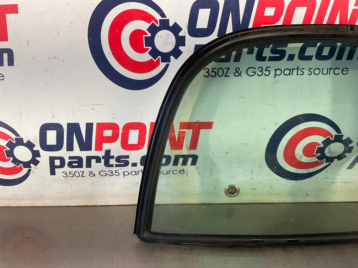 2004 Infiniti G35 Sedan Driver Left Rear Quarter Window Glass OEM 15BE4E1 - On Point Parts Inc