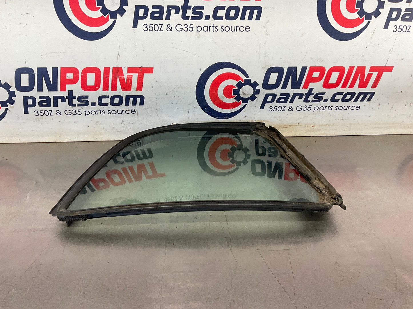2004 Infiniti G35 Sedan Driver Left Rear Quarter Window Glass OEM 15BE4E1 - On Point Parts Inc
