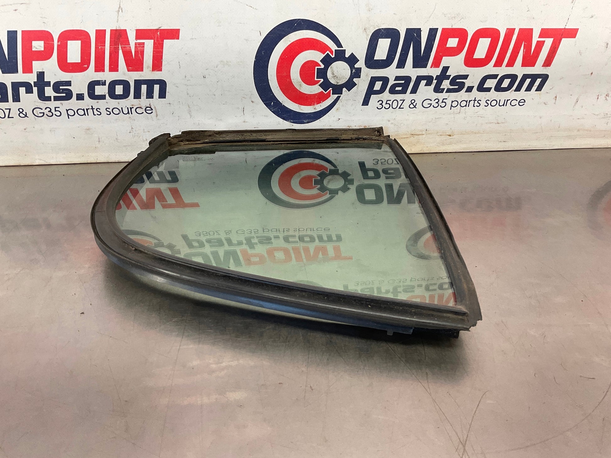 2004 Infiniti G35 Sedan Driver Left Rear Quarter Window Glass OEM 15BE4E1 - On Point Parts Inc