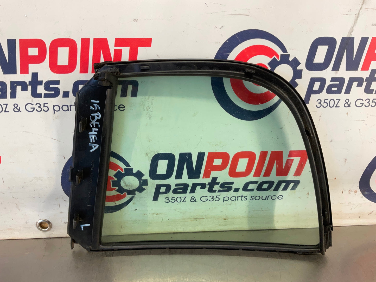 2004 Infiniti G35 Sedan Driver Left Rear Quarter Window Glass OEM 15BE4E1 - On Point Parts Inc