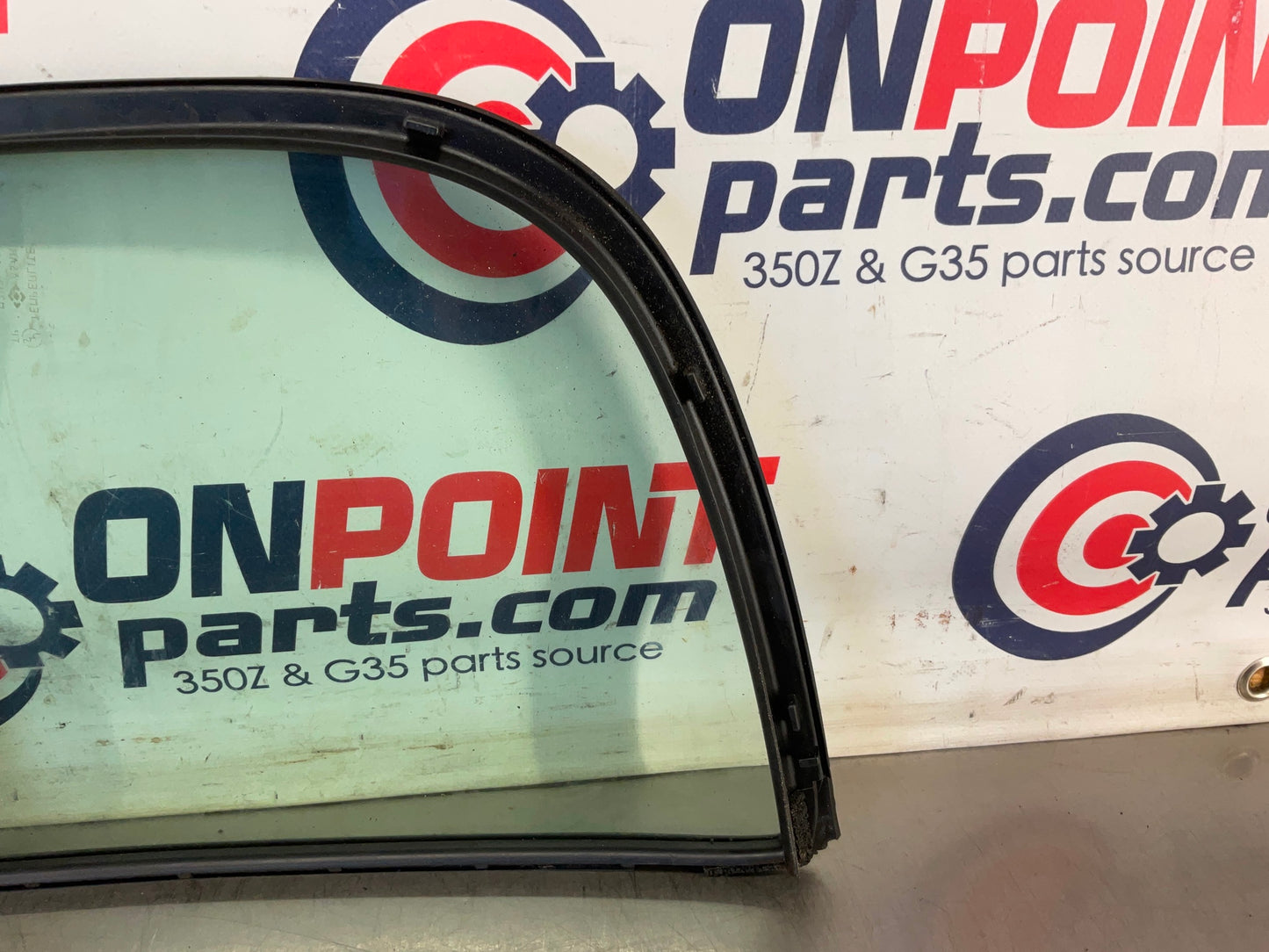 2004 Infiniti G35 Sedan Driver Left Rear Quarter Window Glass OEM 15BE4E1 - On Point Parts Inc