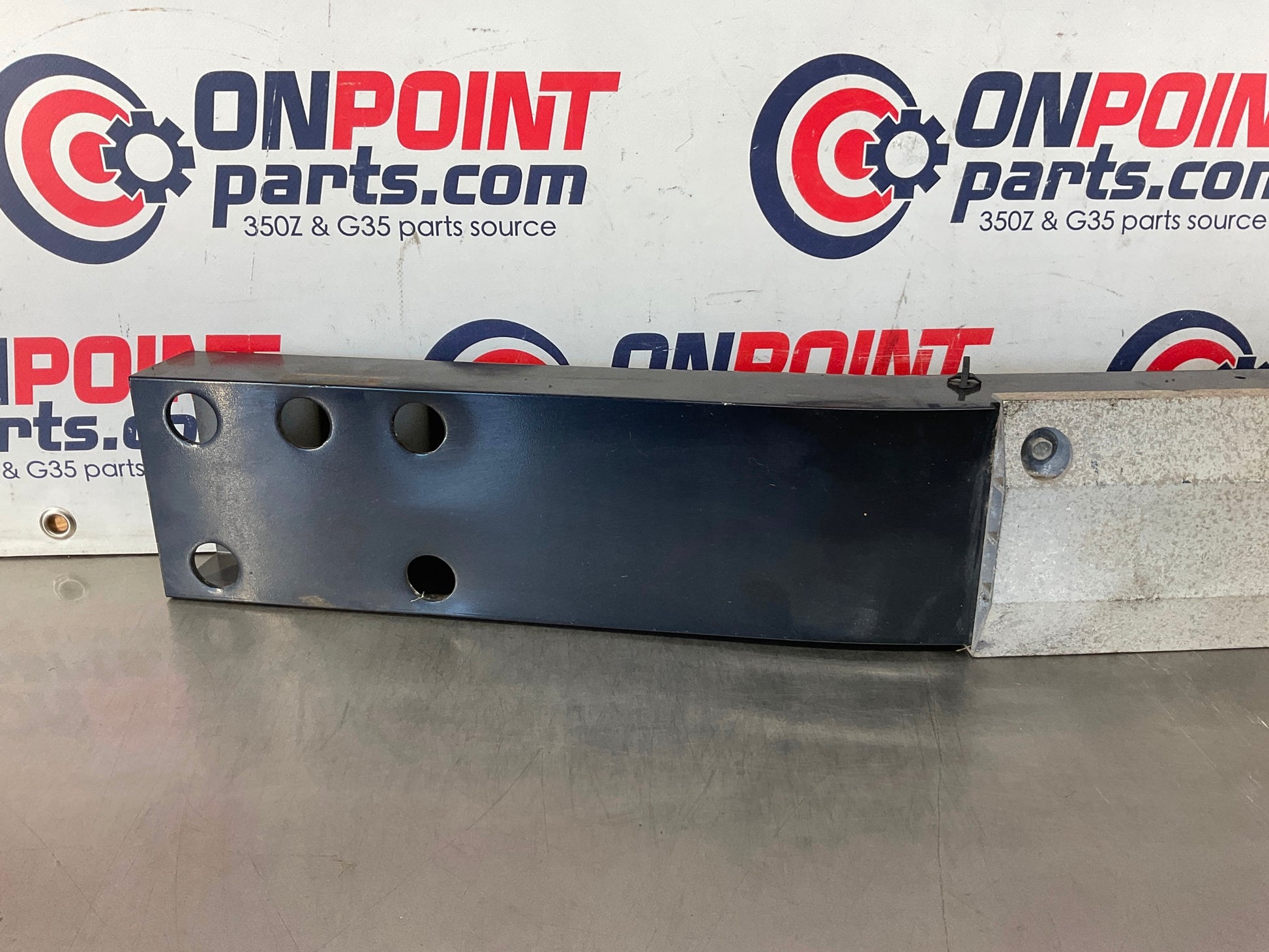 2004 Infiniti G35 Rear Bumper Impact Crash Bar Reinforcement Beam OEM 15BE4E3 - On Point Parts Inc